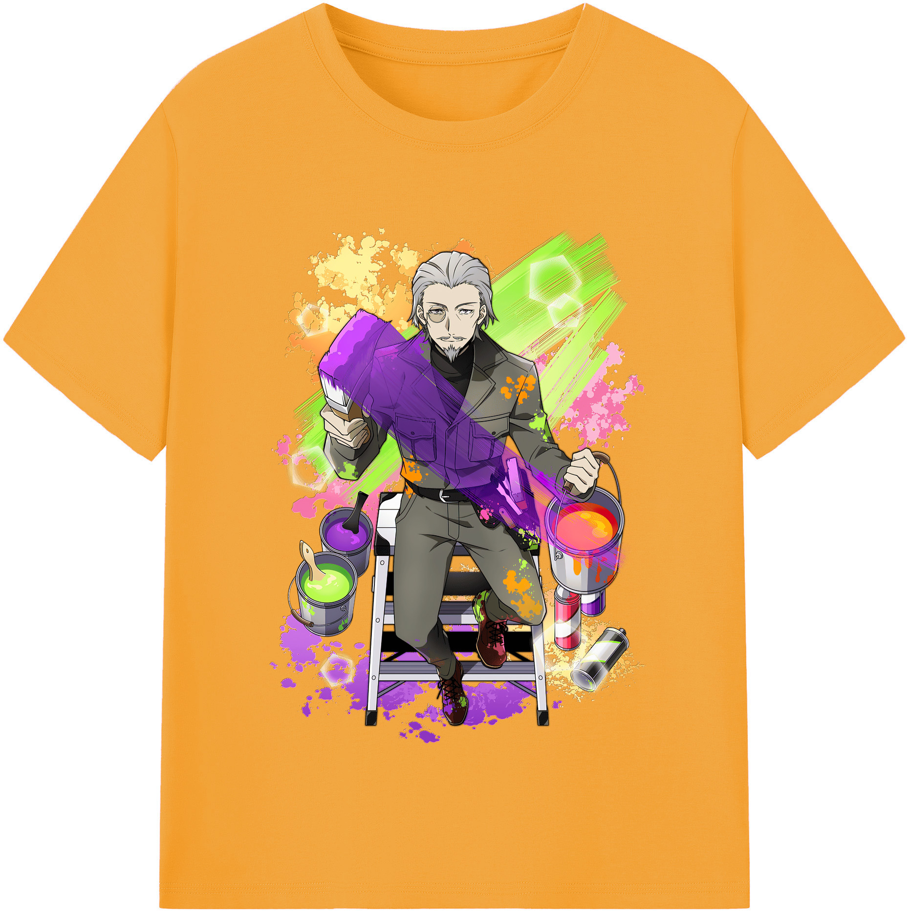 （画像用） 文豪ストレイドッグス Bungo Stray Dogs レディースカジュアルプリントTシャツ（綿100％）