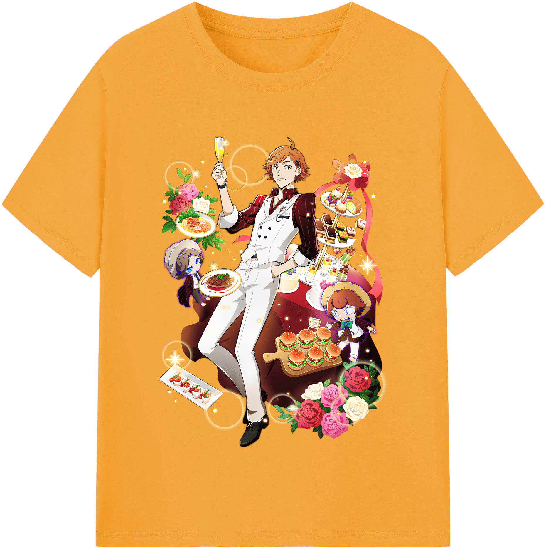 （画像用） 文豪ストレイドッグス Bungo Stray Dogs レディースカジュアルプリントTシャツ（綿100％）