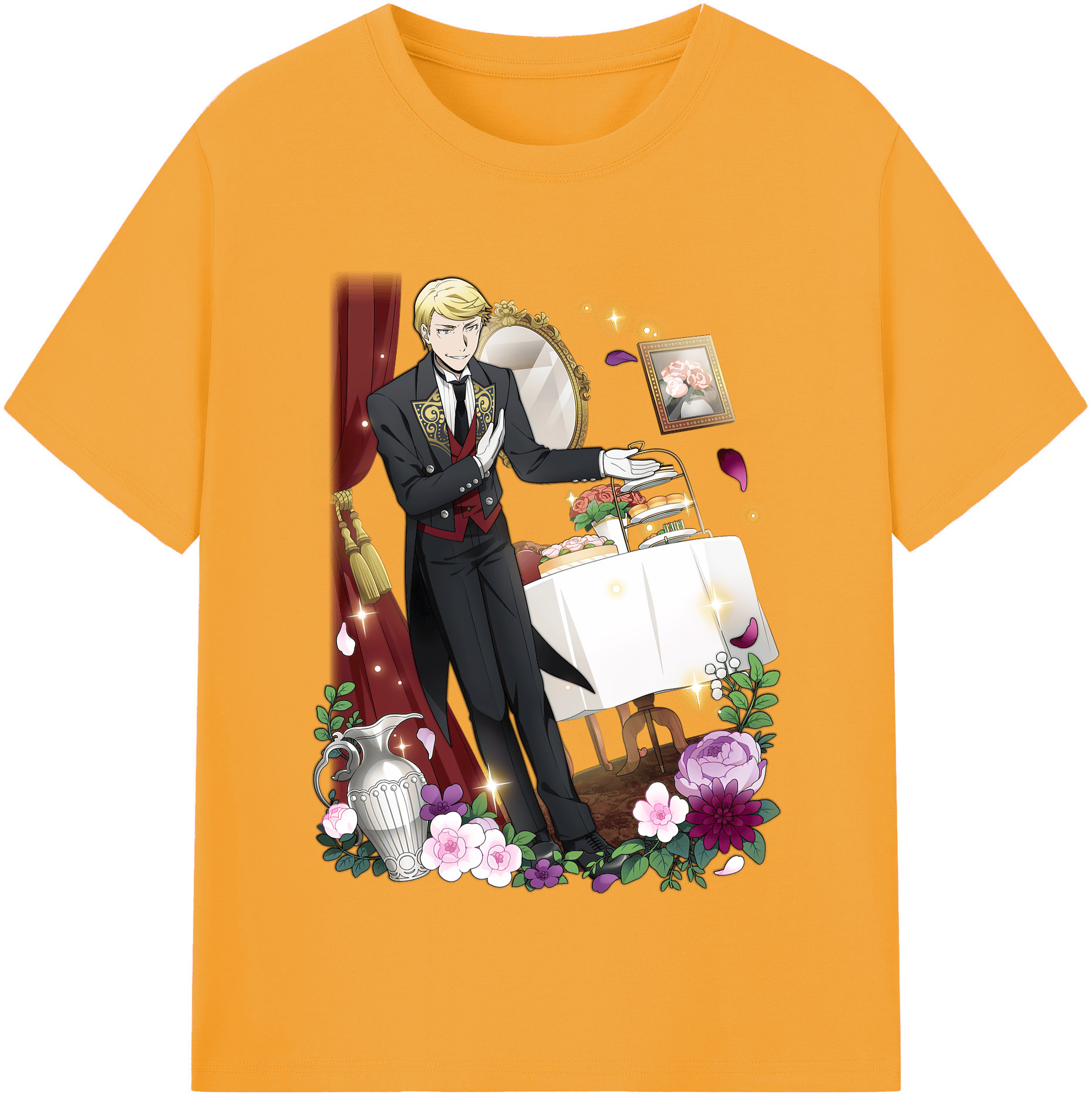 （画像用） 文豪ストレイドッグス Bungo Stray Dogs レディースカジュアルプリントTシャツ（綿100％）