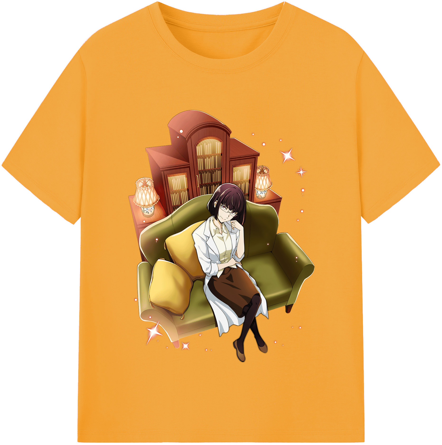 （画像用） 文豪ストレイドッグス Bungo Stray Dogs レディースカジュアルプリントTシャツ（綿100％）