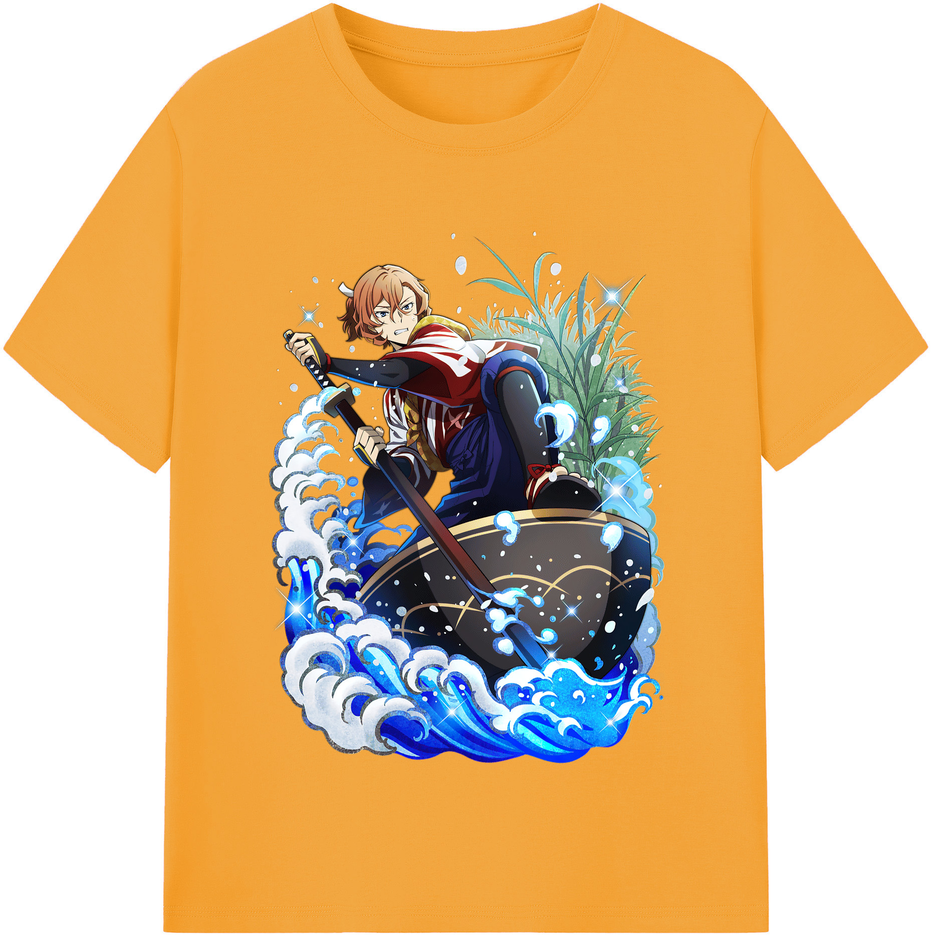（画像用） 文豪ストレイドッグス Bungo Stray Dogs レディースカジュアルプリントTシャツ（綿100％）