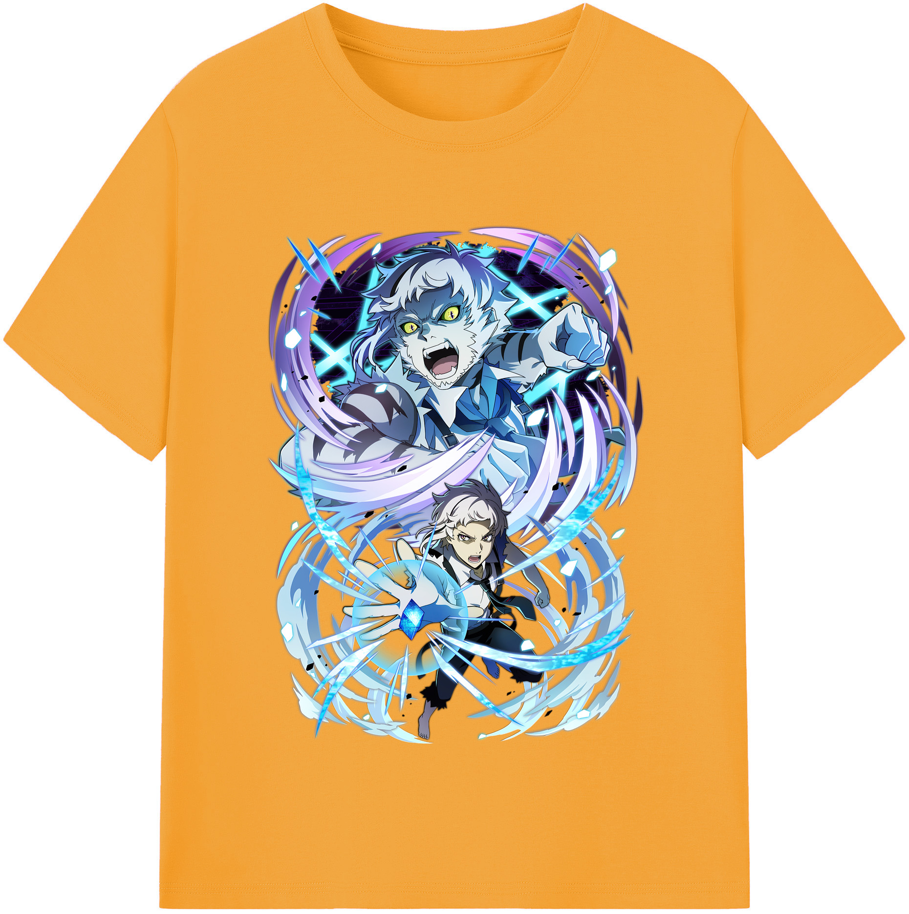 （画像用） 文豪ストレイドッグス Bungo Stray Dogs レディースカジュアルプリントTシャツ（綿100％）