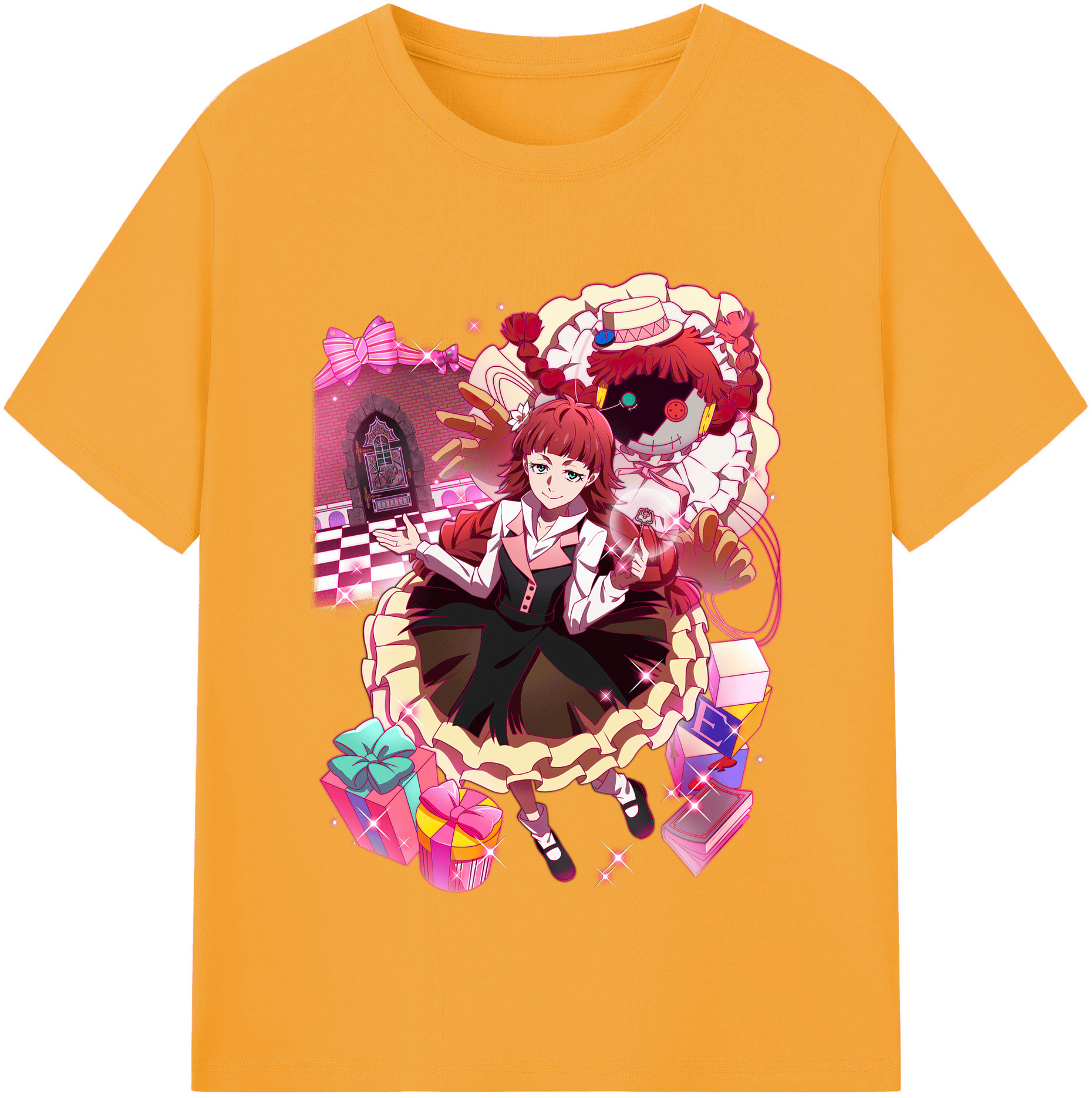 （画像用） 文豪ストレイドッグス Bungo Stray Dogs レディースカジュアルプリントTシャツ（綿100％）