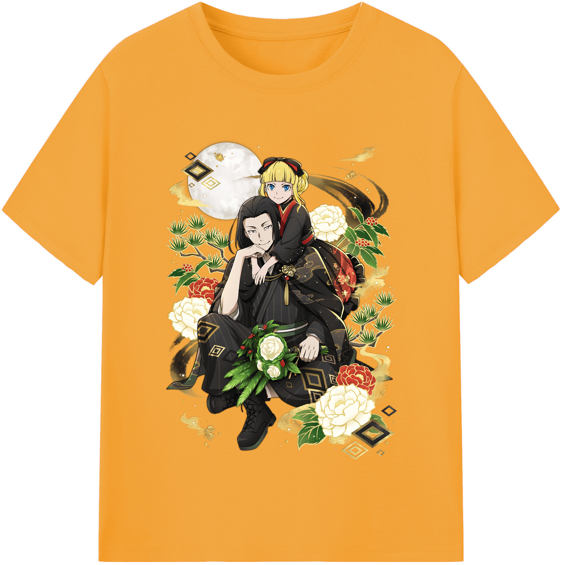 （画像用） 文豪ストレイドッグス Bungo Stray Dogs レディースカジュアルプリントTシャツ（綿100％）
