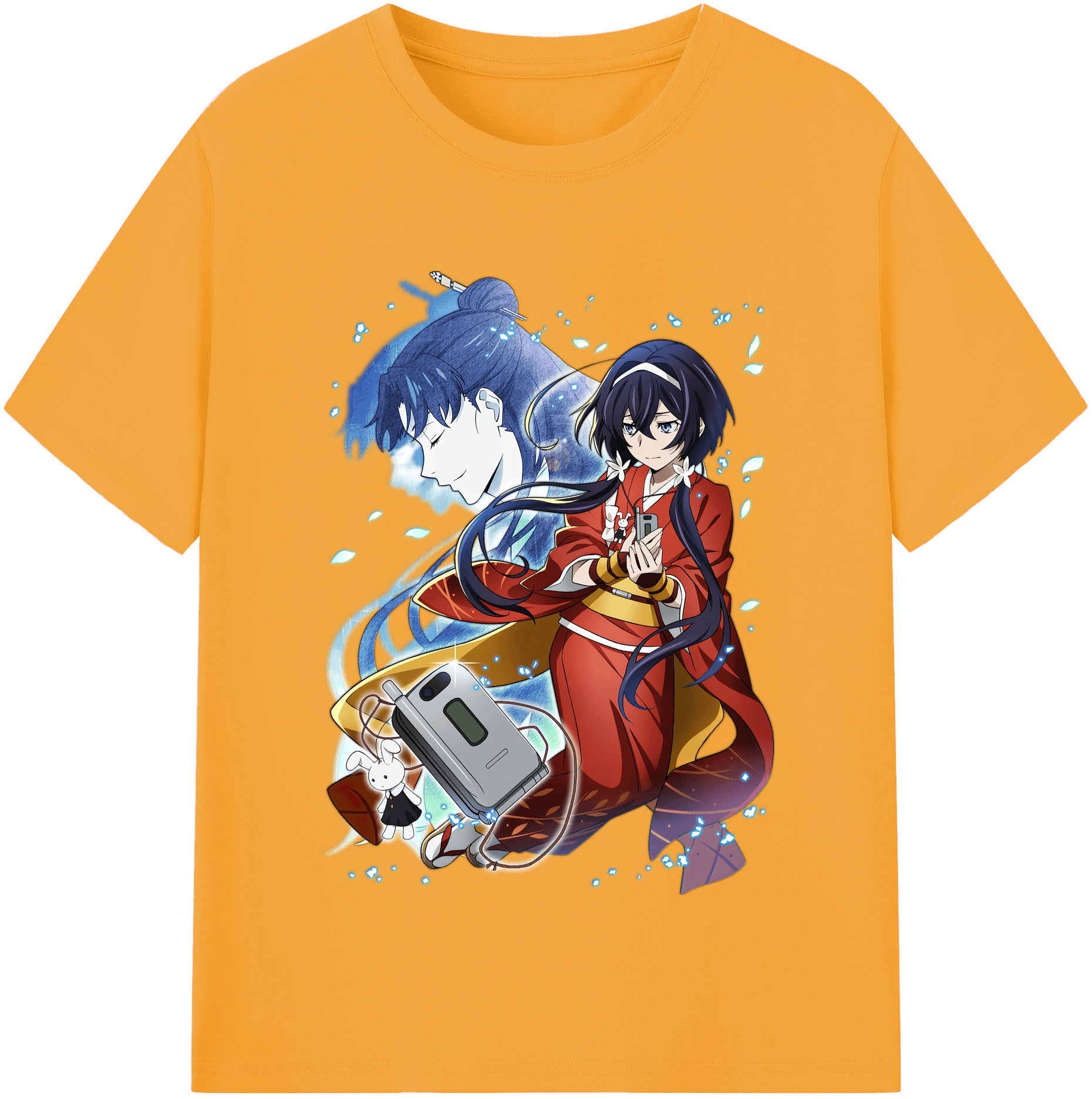 （画像用） 文豪ストレイドッグス Bungo Stray Dogs レディースカジュアルプリントTシャツ（綿100％）