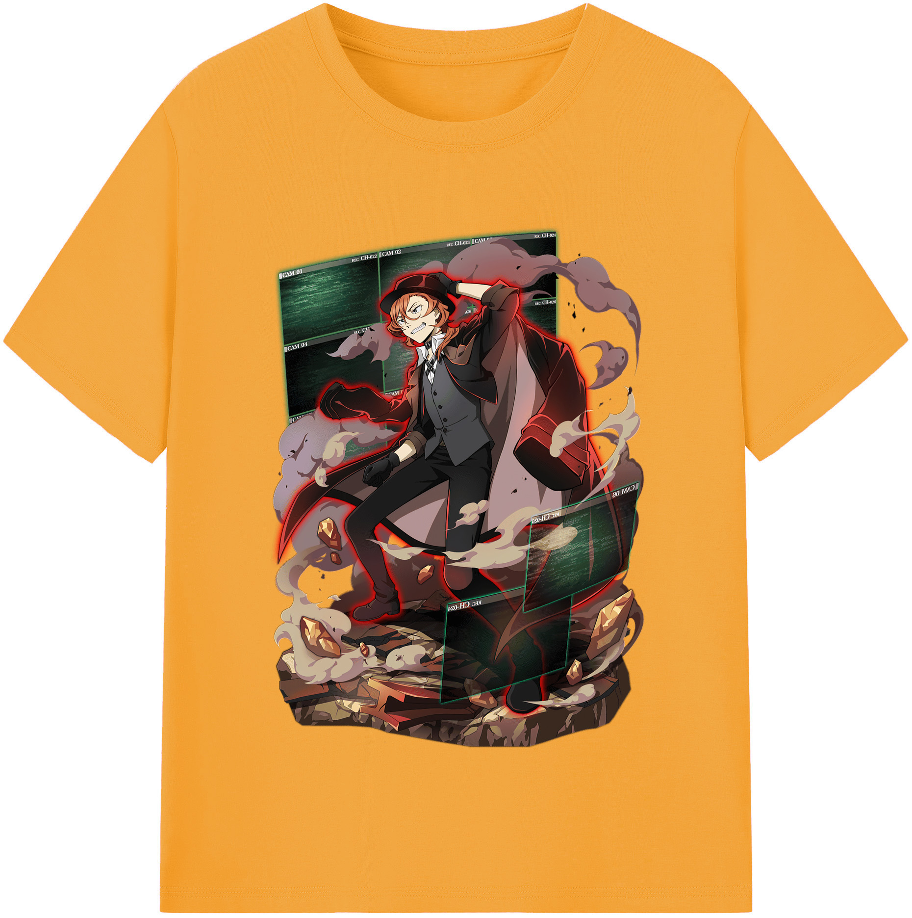 （画像用） 文豪ストレイドッグス Bungo Stray Dogs レディースカジュアルプリントTシャツ（綿100％）