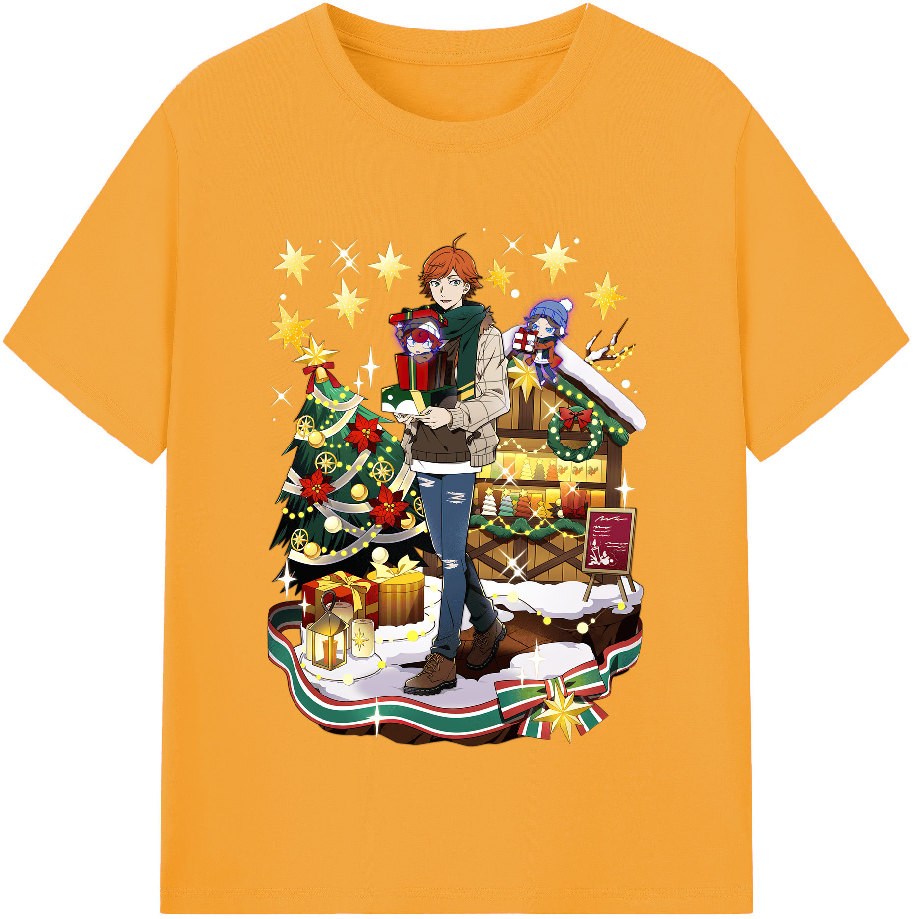 （画像用） 文豪ストレイドッグス Bungo Stray Dogs レディースカジュアルプリントTシャツ（綿100％）