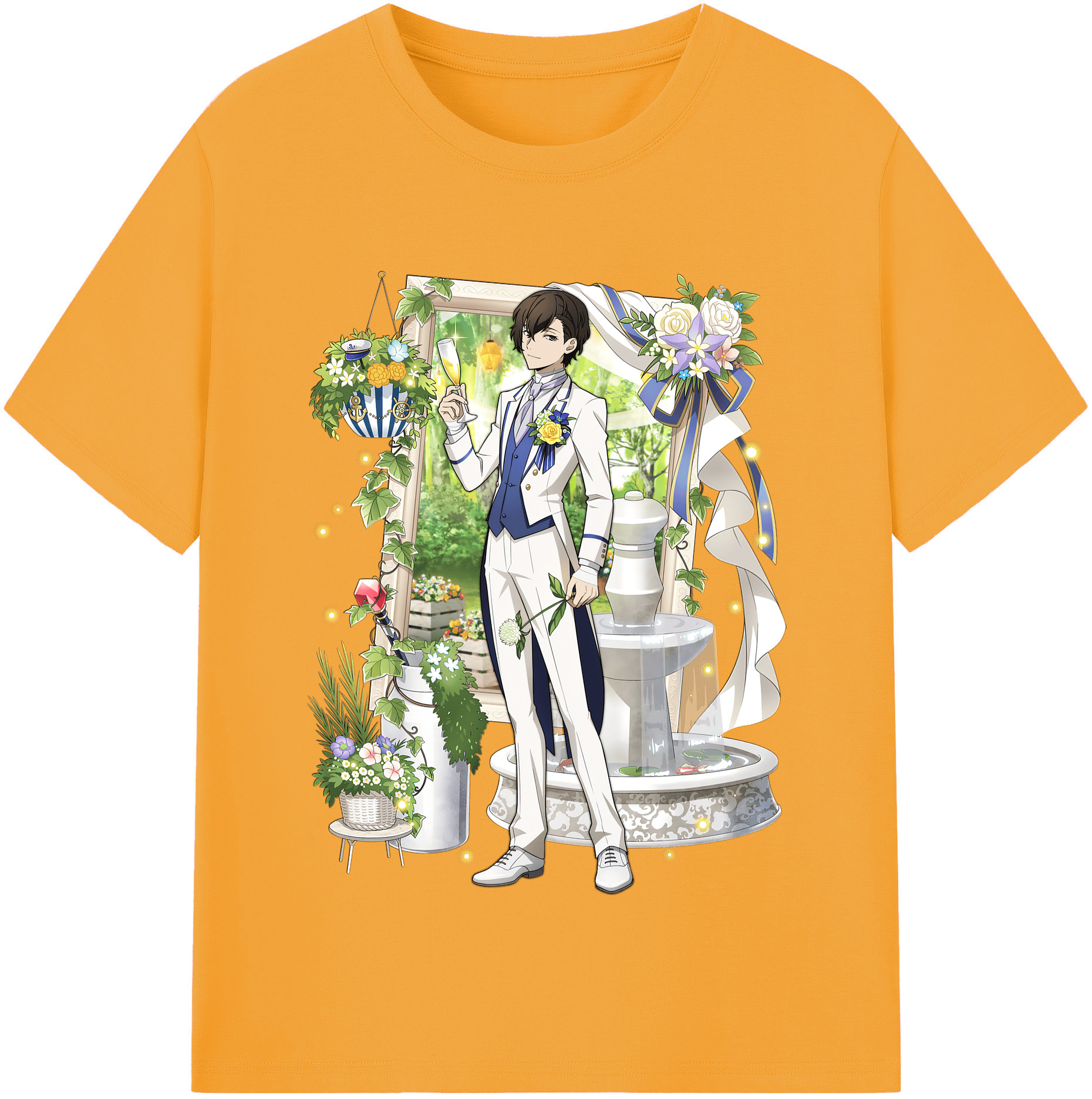 （画像用） 文豪ストレイドッグス Bungo Stray Dogs レディースカジュアルプリントTシャツ（綿100％）