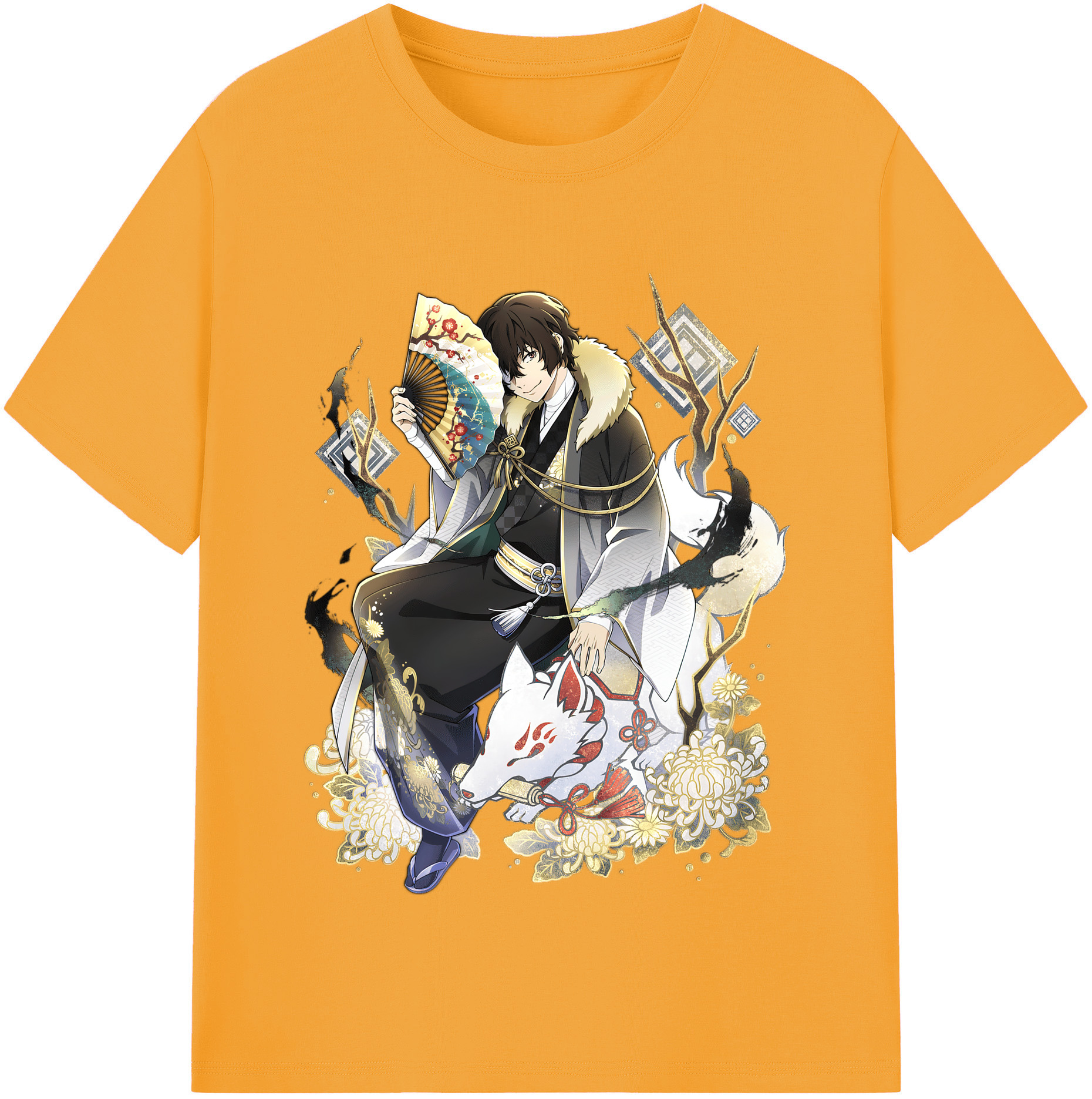 （画像用） 文豪ストレイドッグス Bungo Stray Dogs レディースカジュアルプリントTシャツ（綿100％）