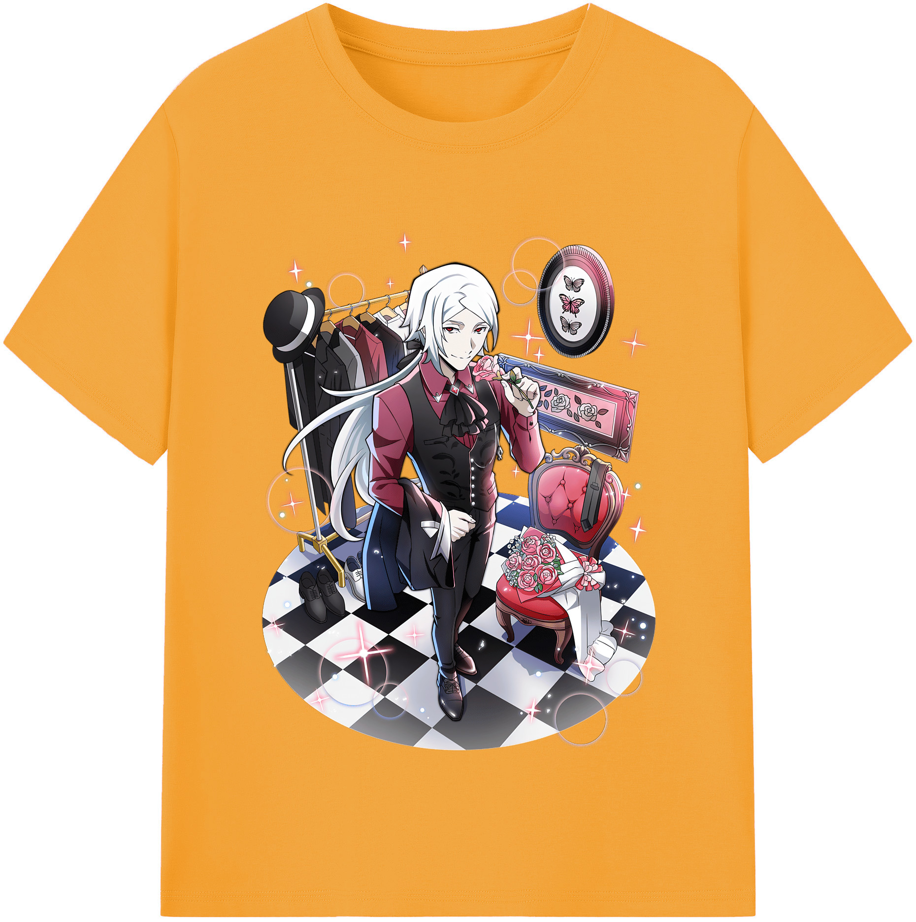 （画像用） 文豪ストレイドッグス Bungo Stray Dogs レディースカジュアルプリントTシャツ（綿100％）