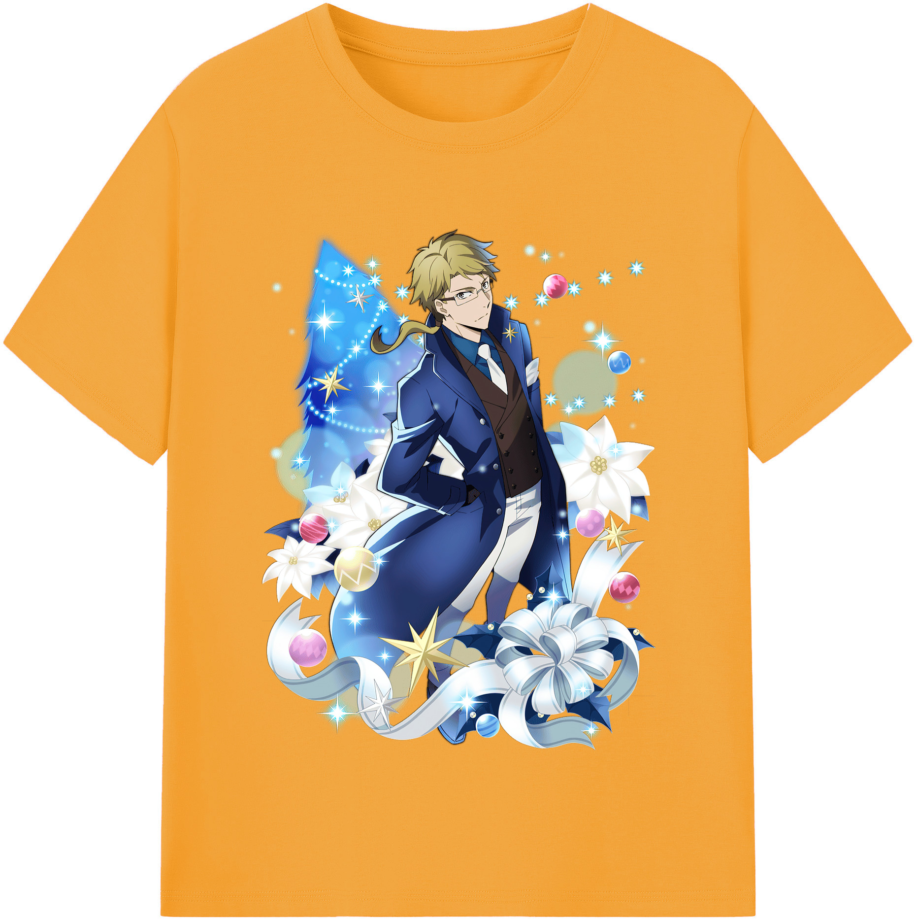 （画像用） 文豪ストレイドッグス Bungo Stray Dogs レディースカジュアルプリントTシャツ（綿100％）