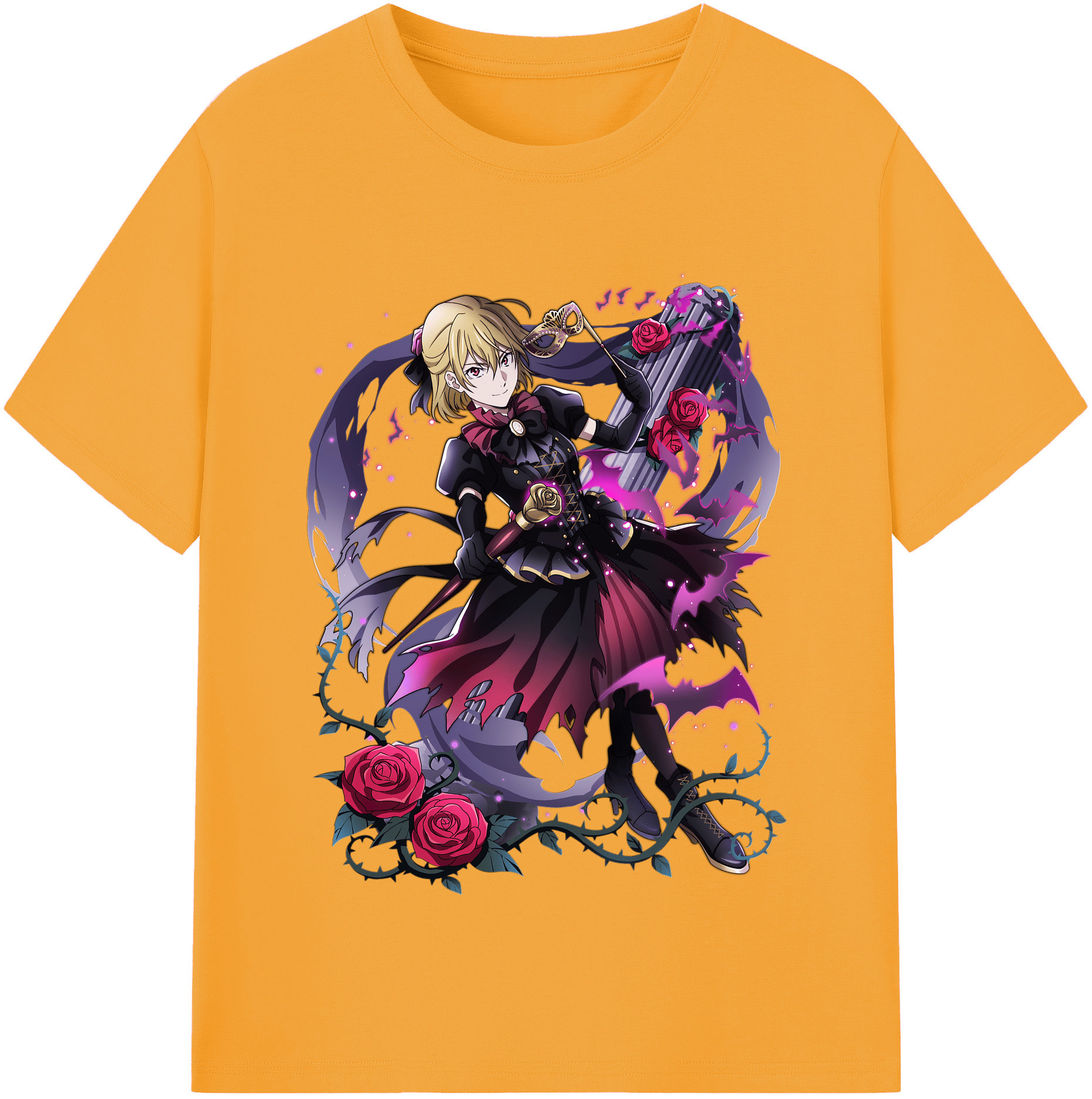 （画像用） 文豪ストレイドッグス Bungo Stray Dogs レディースカジュアルプリントTシャツ（綿100％）