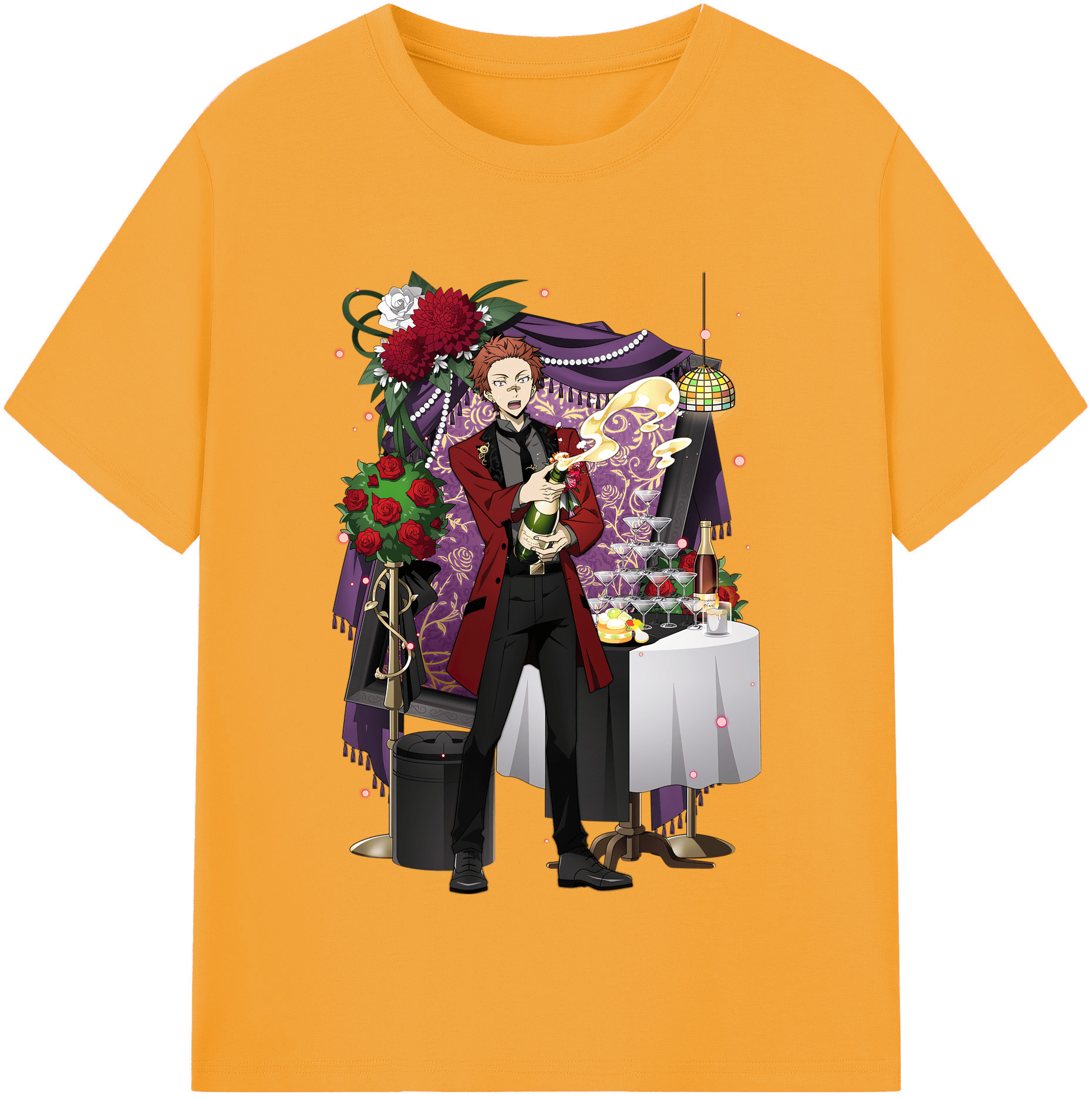 （画像用） 文豪ストレイドッグス Bungo Stray Dogs レディースカジュアルプリントTシャツ（綿100％）