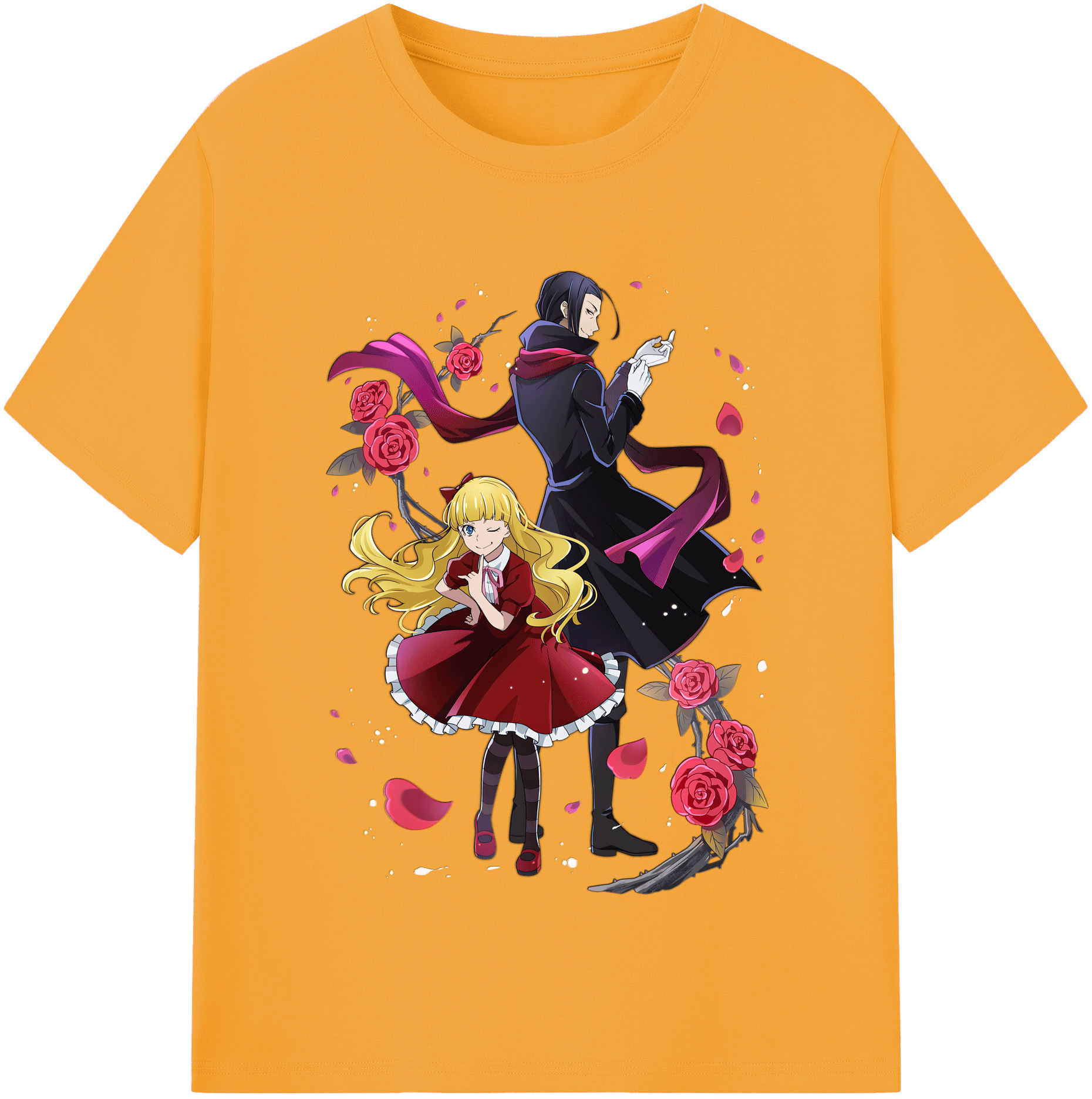 （画像用） 文豪ストレイドッグス Bungo Stray Dogs レディースカジュアルプリントTシャツ（綿100％）