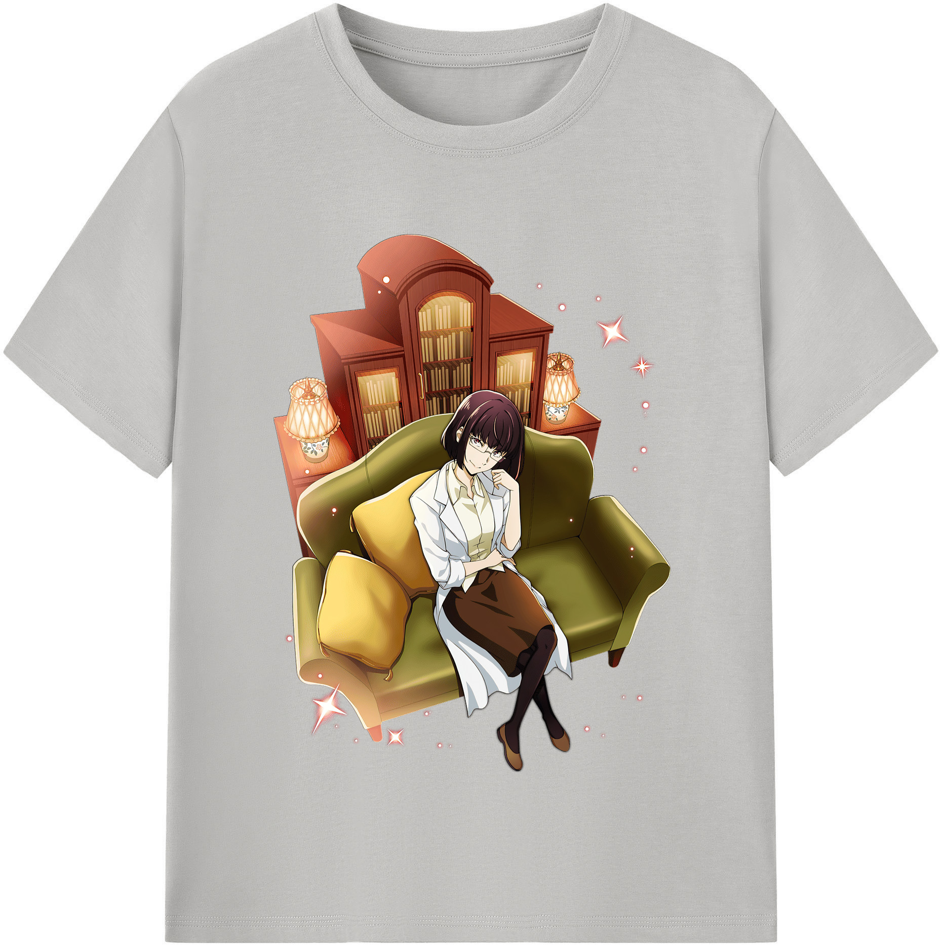 （画像用） 文豪ストレイドッグス Bungo Stray Dogs レディースカジュアルプリントTシャツ（綿100％）