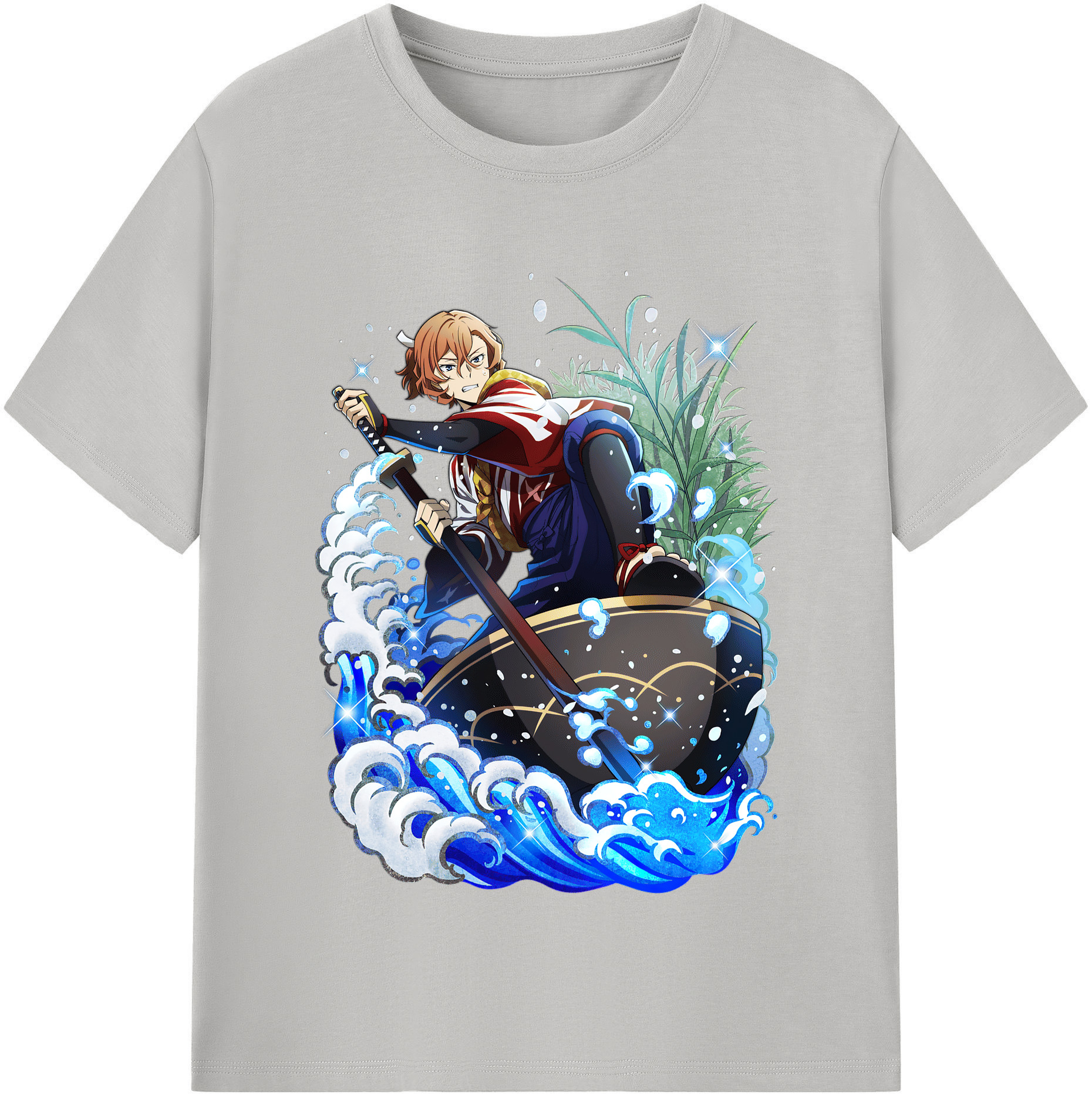 （画像用） 文豪ストレイドッグス Bungo Stray Dogs レディースカジュアルプリントTシャツ（綿100％）