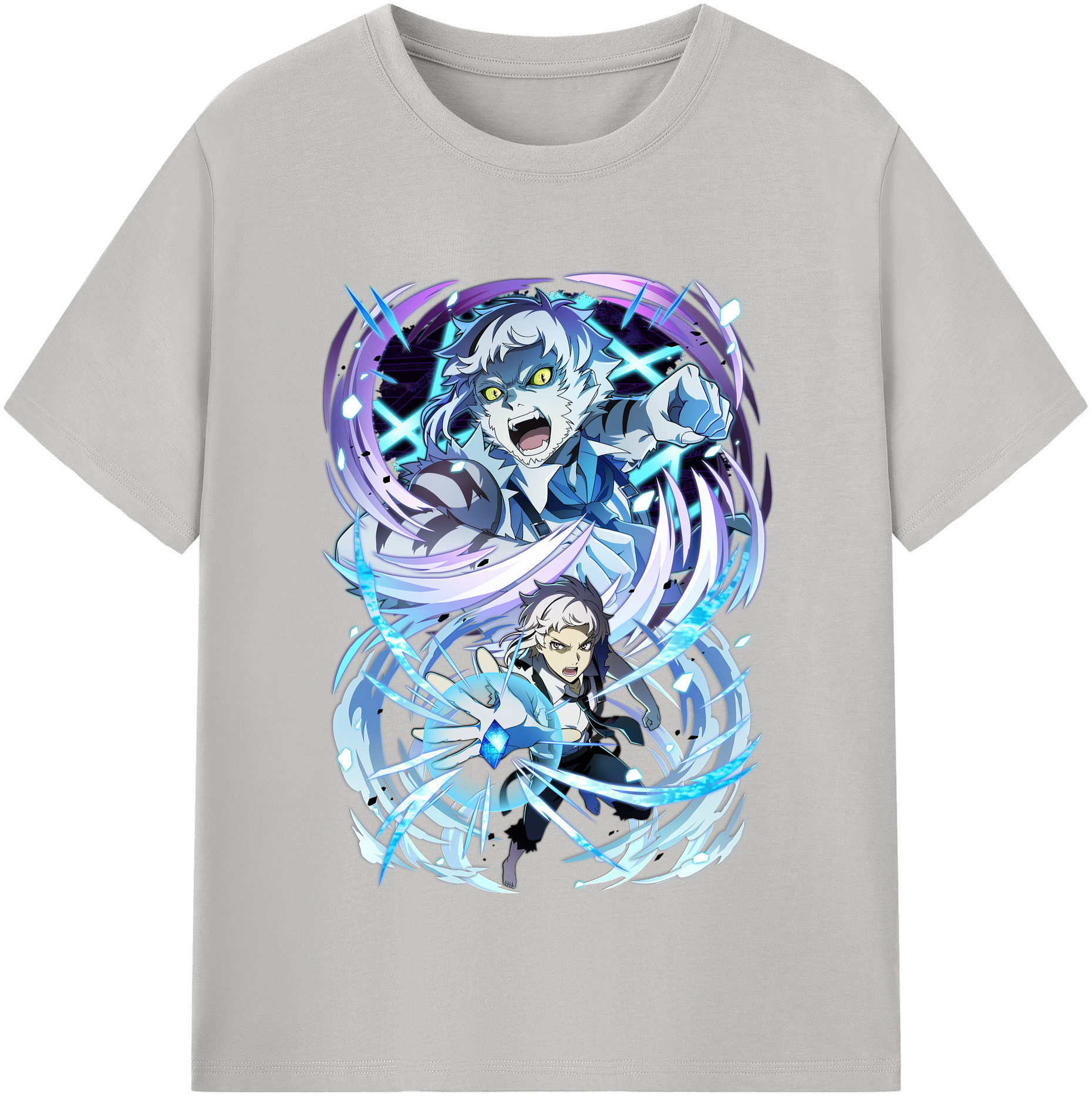 （画像用） 文豪ストレイドッグス Bungo Stray Dogs レディースカジュアルプリントTシャツ（綿100％）