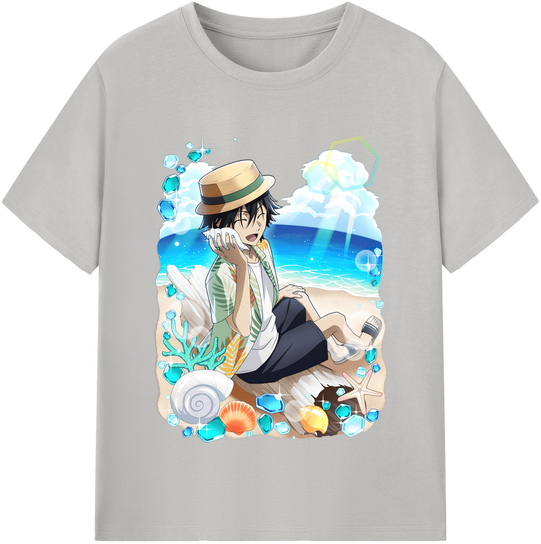 （画像用） 文豪ストレイドッグス Bungo Stray Dogs レディースカジュアルプリントTシャツ（綿100％）