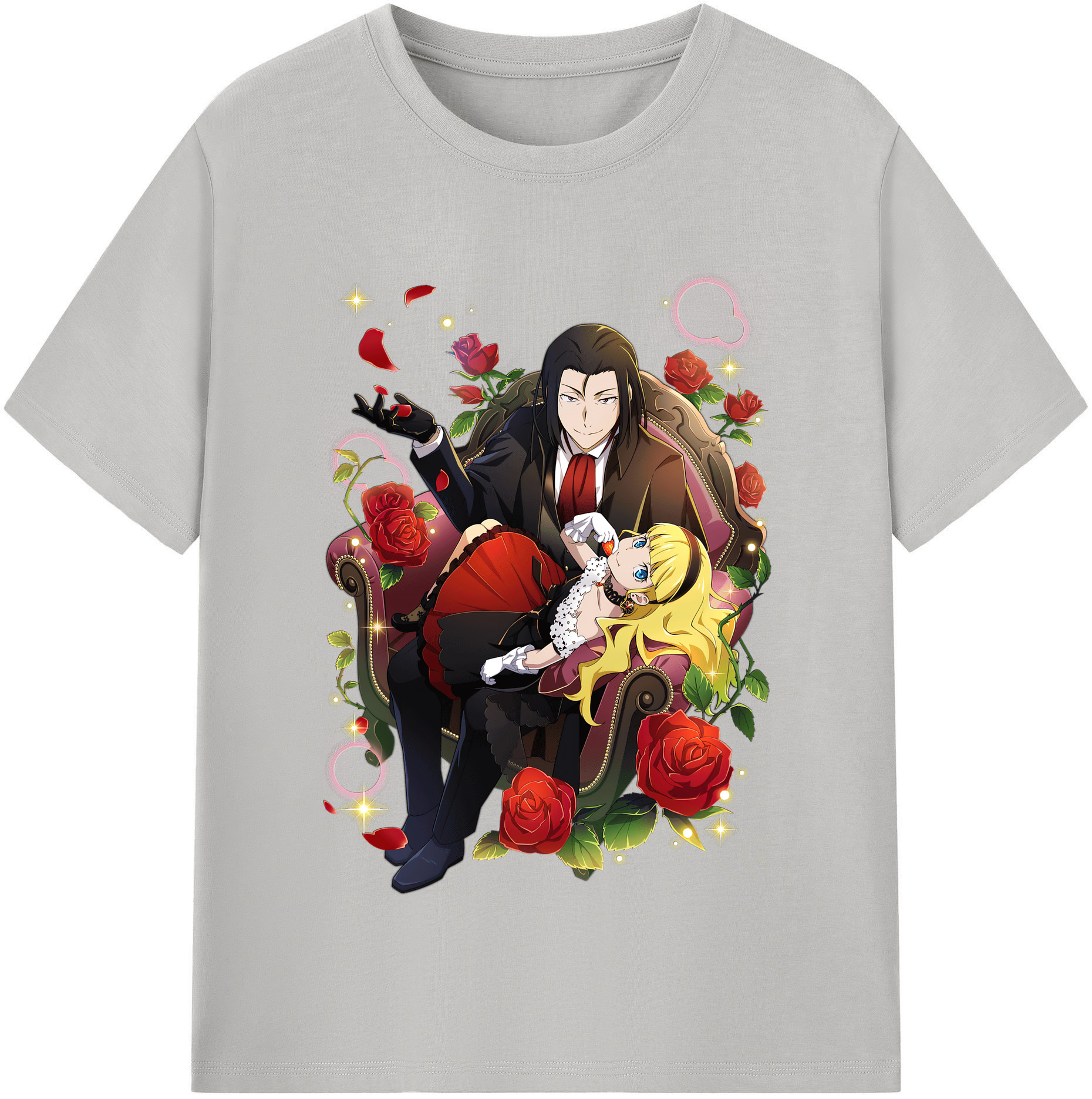 （画像用） 文豪ストレイドッグス Bungo Stray Dogs レディースカジュアルプリントTシャツ（綿100％）