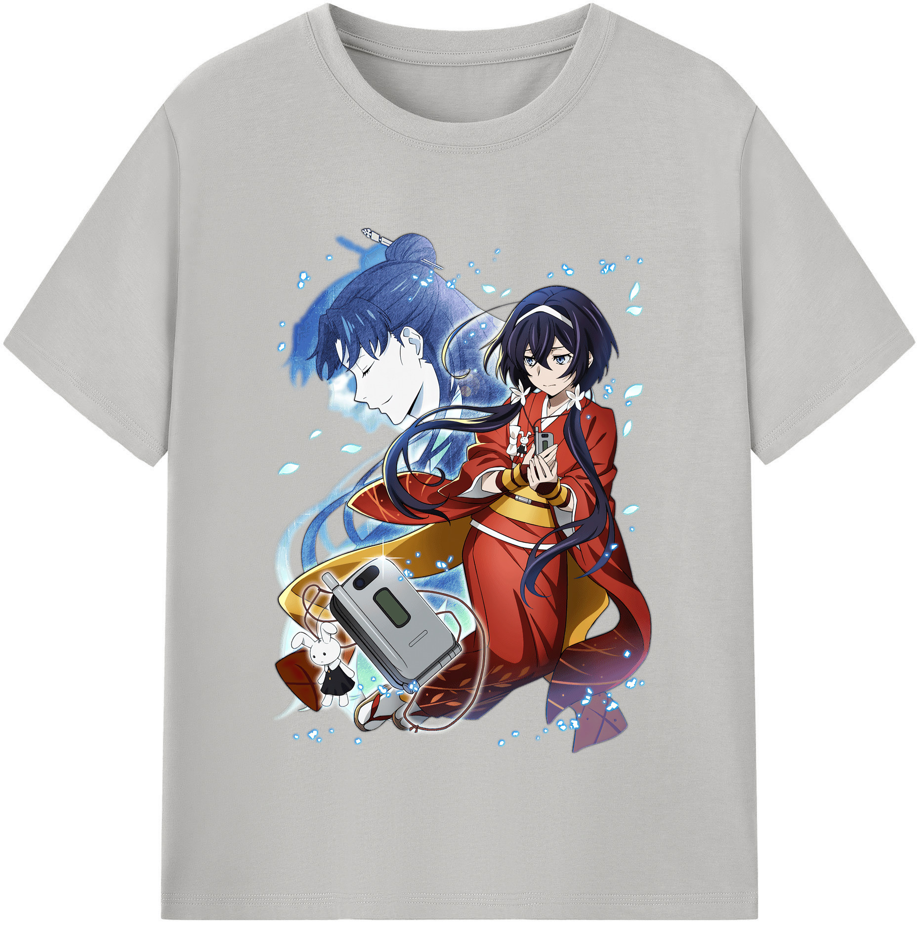 （画像用） 文豪ストレイドッグス Bungo Stray Dogs レディースカジュアルプリントTシャツ（綿100％）