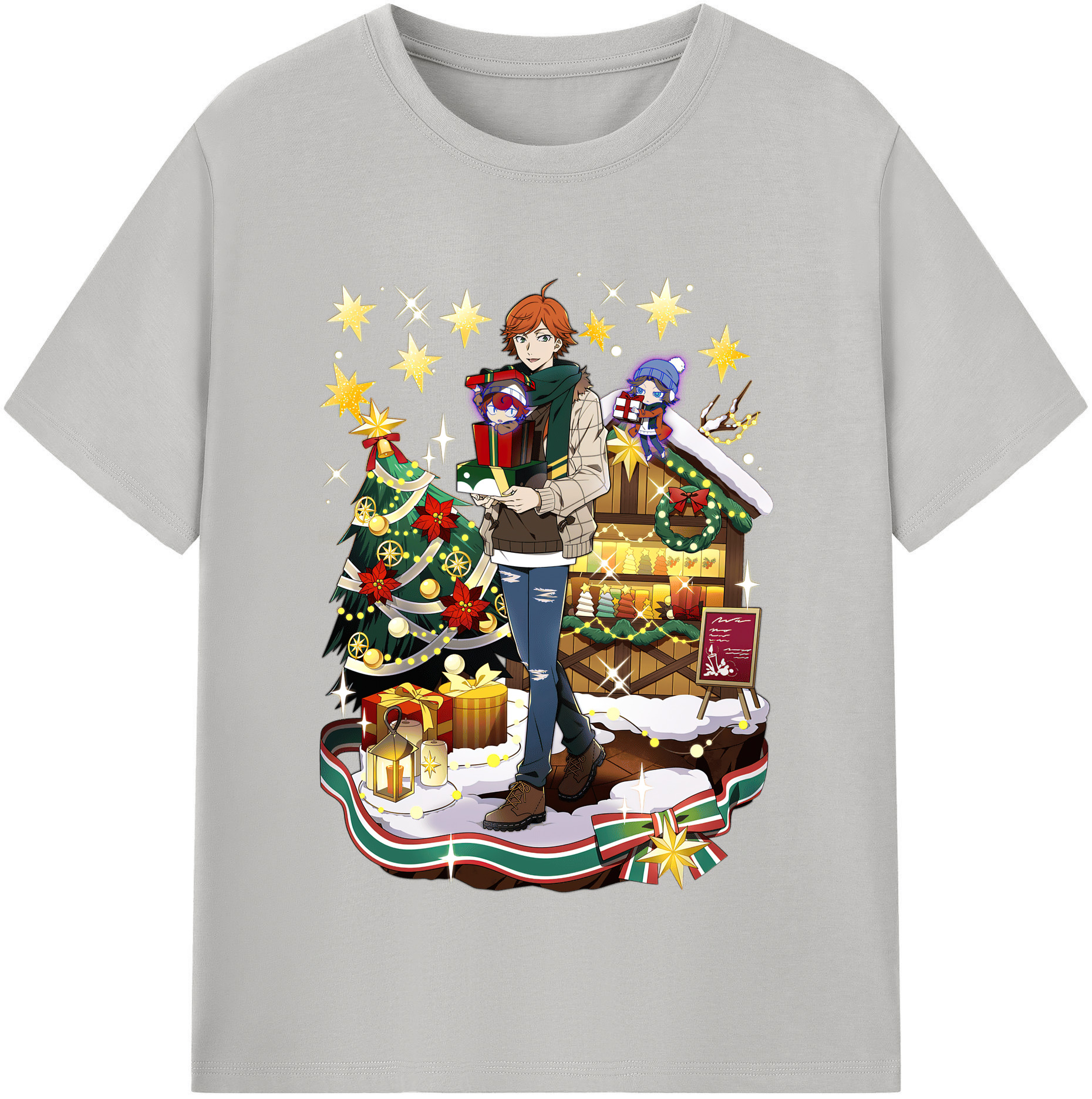 （画像用） 文豪ストレイドッグス Bungo Stray Dogs レディースカジュアルプリントTシャツ（綿100％）