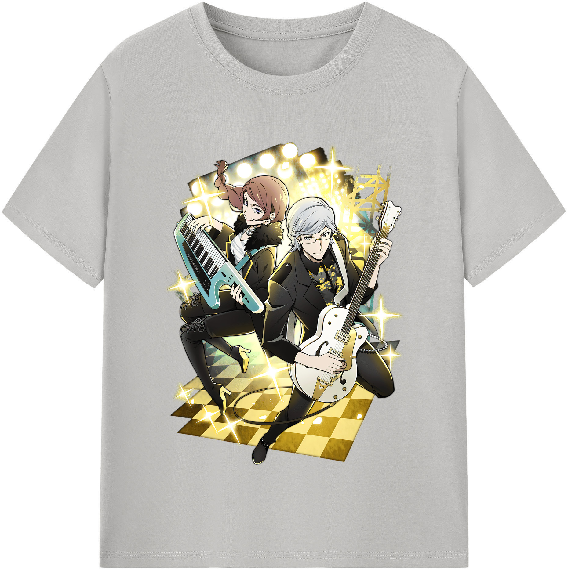 （画像用） 文豪ストレイドッグス Bungo Stray Dogs レディースカジュアルプリントTシャツ（綿100％）