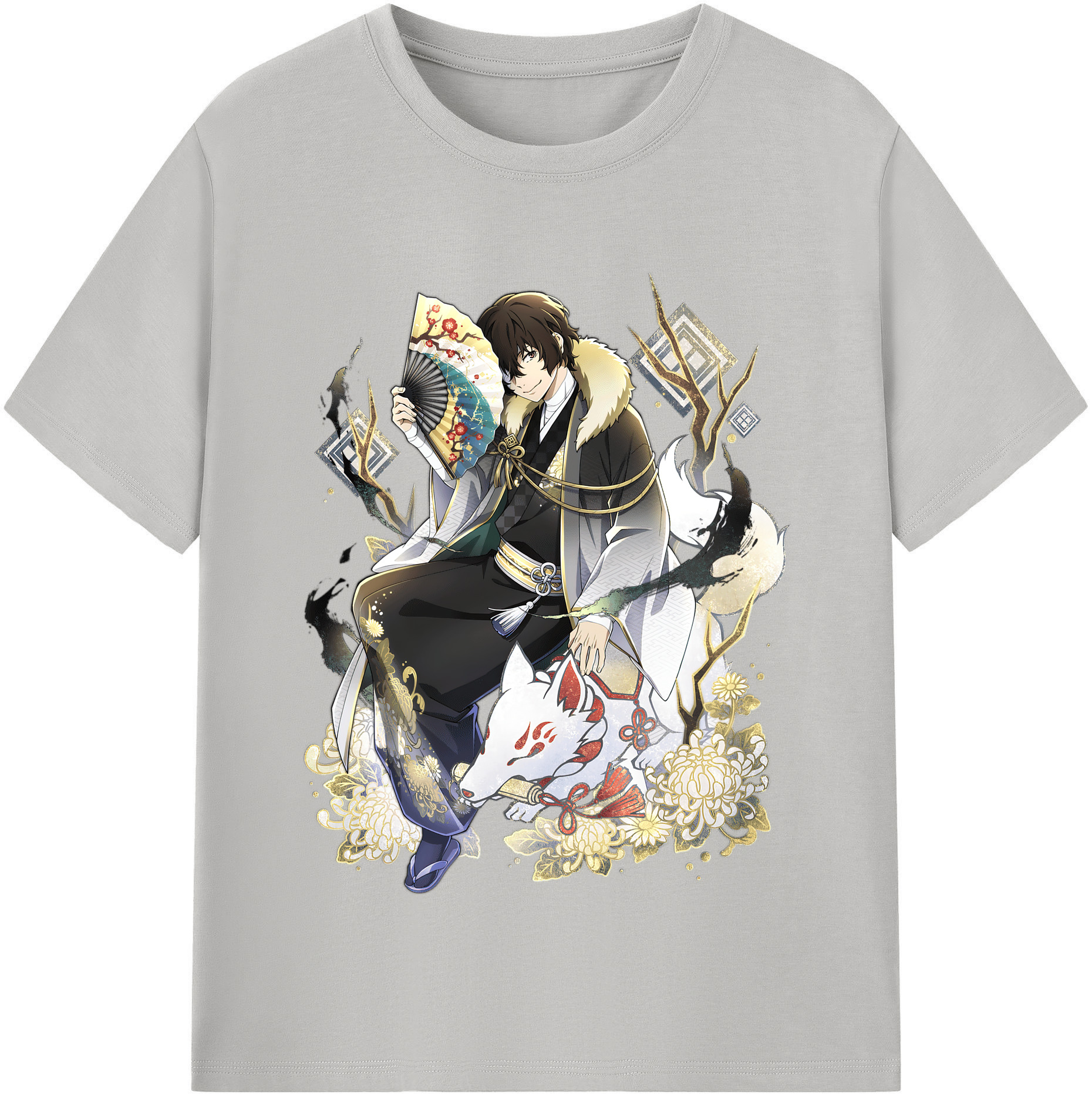 （画像用） 文豪ストレイドッグス Bungo Stray Dogs レディースカジュアルプリントTシャツ（綿100％）