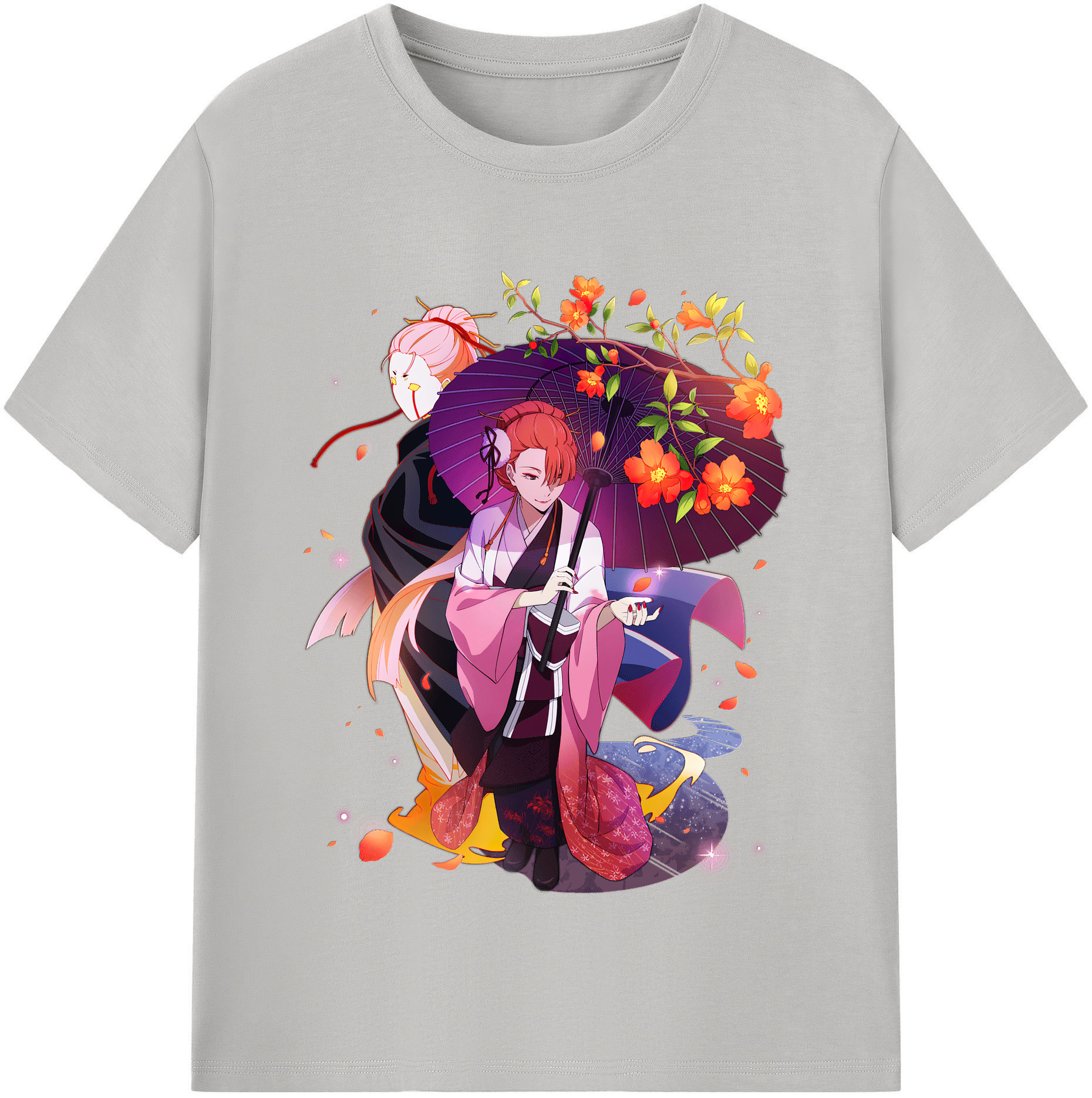 （画像用） 文豪ストレイドッグス Bungo Stray Dogs レディースカジュアルプリントTシャツ（綿100％）