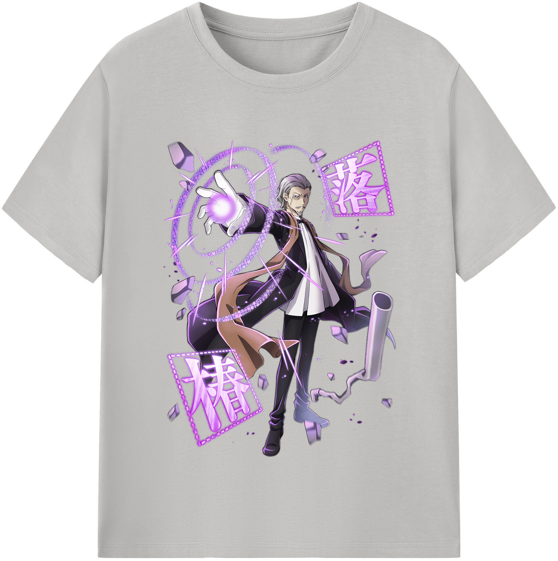 （画像用） 文豪ストレイドッグス Bungo Stray Dogs レディースカジュアルプリントTシャツ（綿100％）