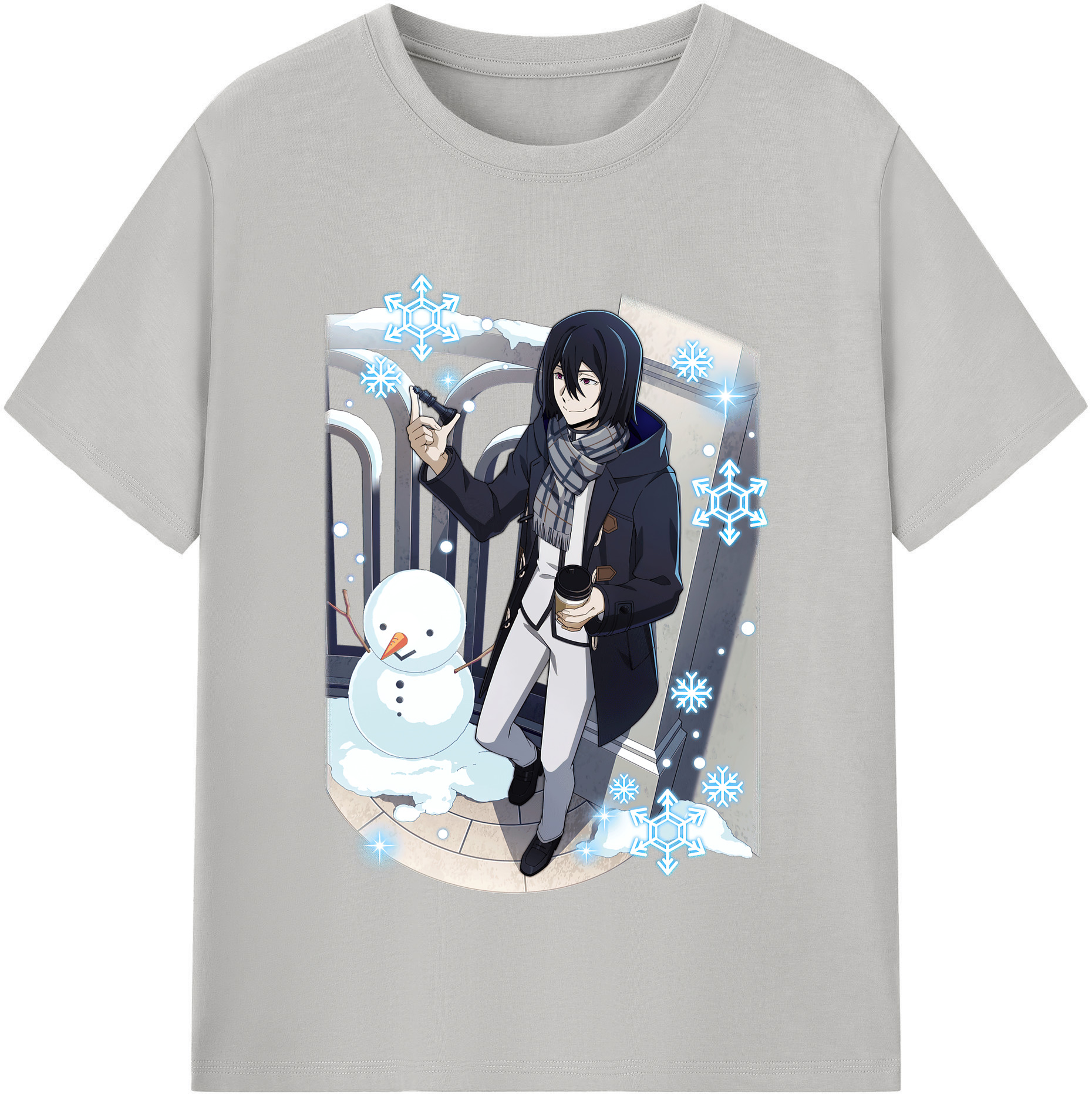 （画像用） 文豪ストレイドッグス Bungo Stray Dogs レディースカジュアルプリントTシャツ（綿100％）