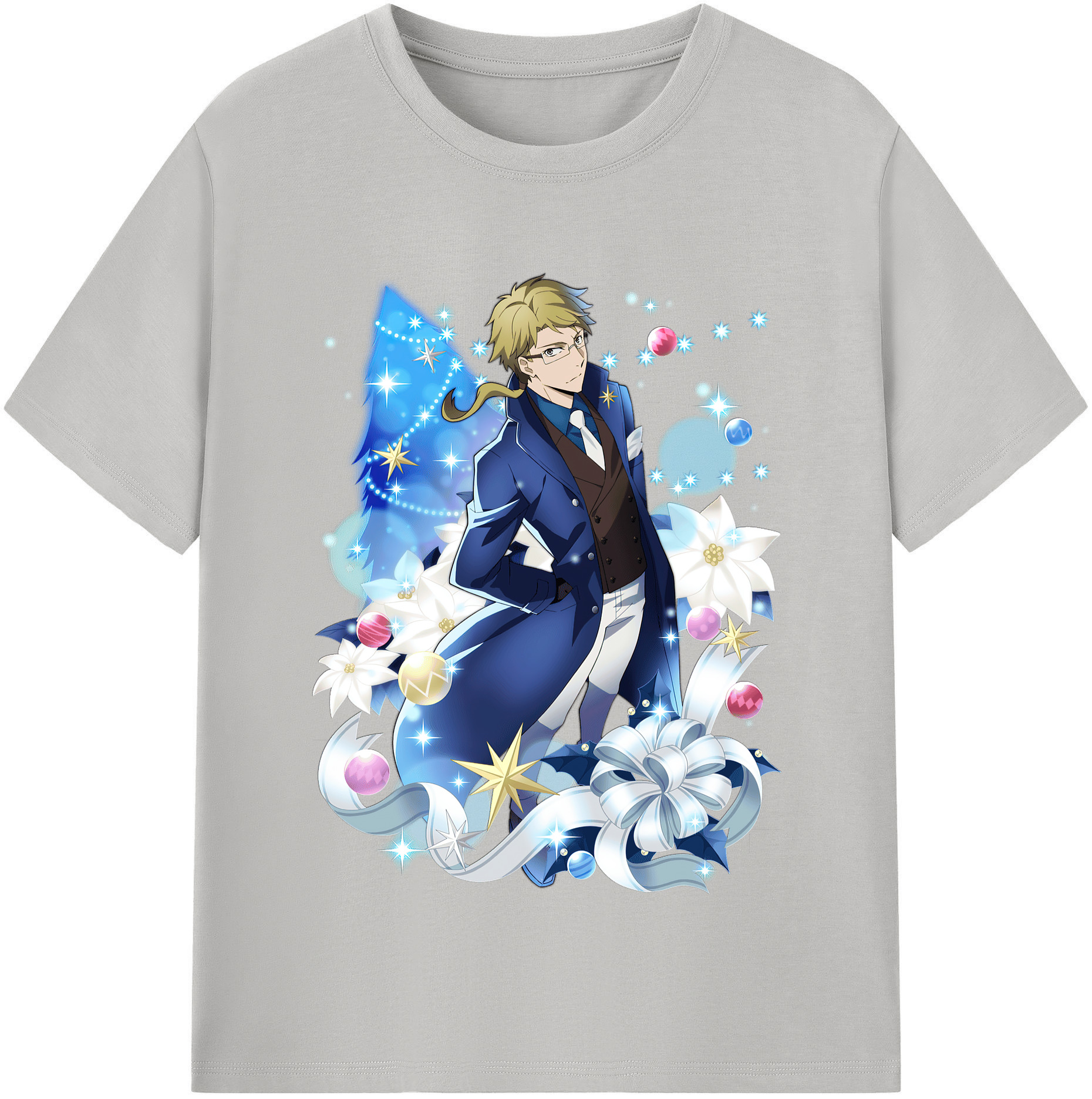 （画像用） 文豪ストレイドッグス Bungo Stray Dogs レディースカジュアルプリントTシャツ（綿100％）