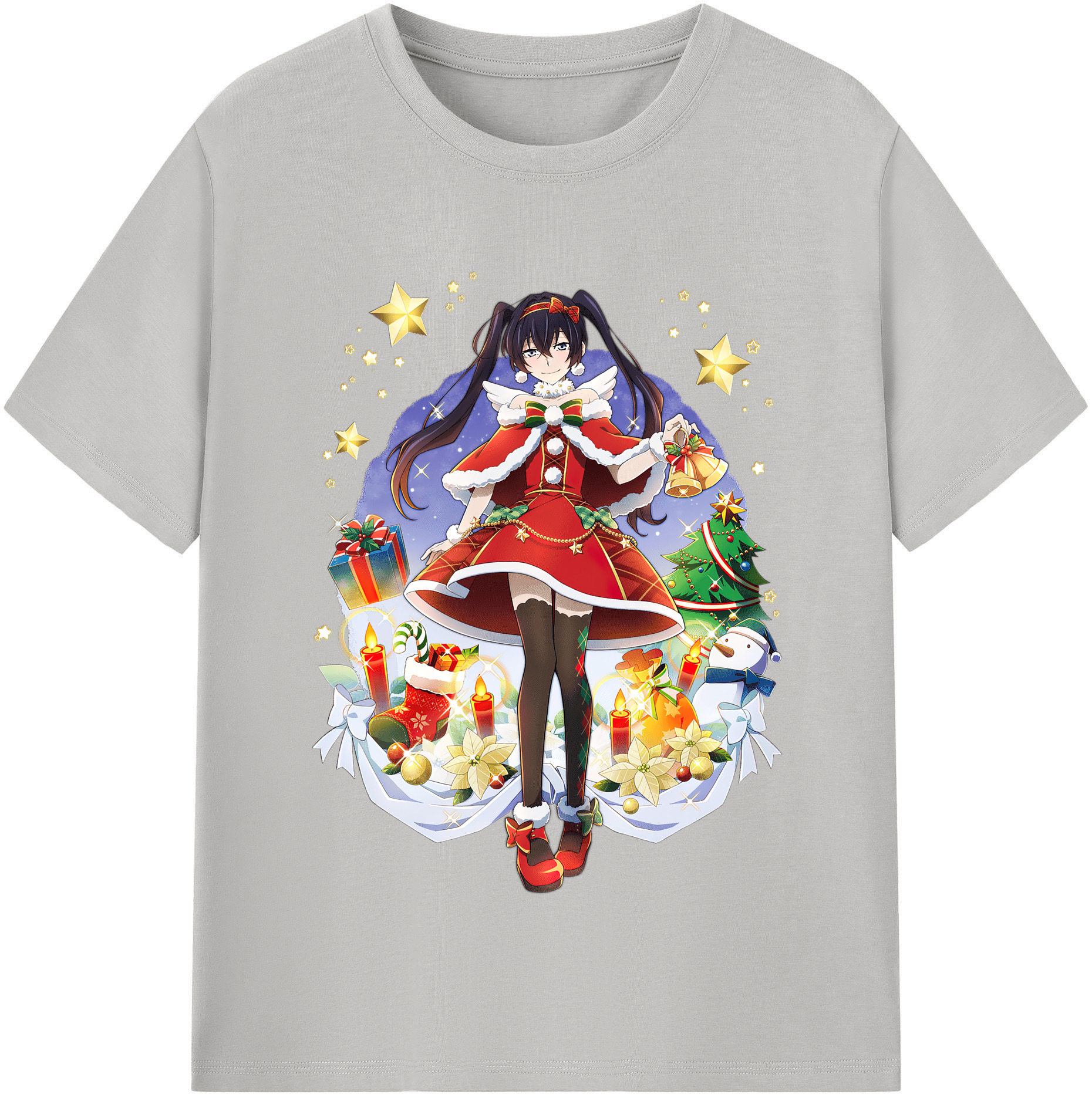 （画像用） 文豪ストレイドッグス Bungo Stray Dogs レディースカジュアルプリントTシャツ（綿100％）