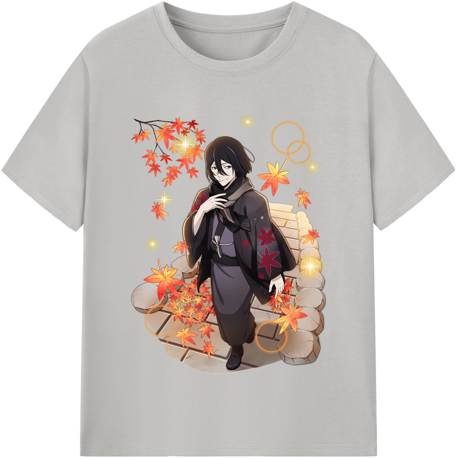 （画像用） 文豪ストレイドッグス Bungo Stray Dogs レディースカジュアルプリントTシャツ（綿100％）