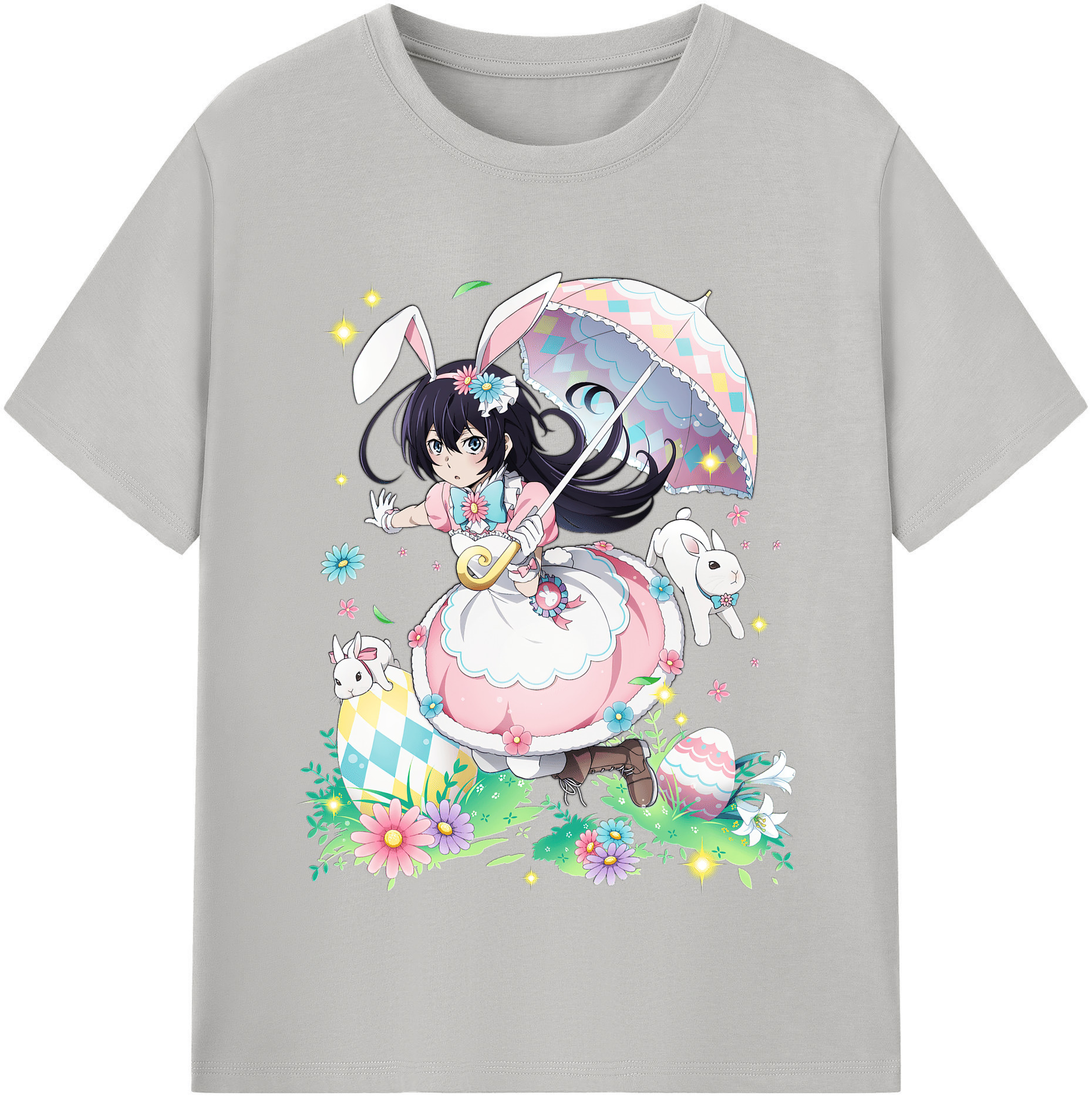 （画像用） 文豪ストレイドッグス Bungo Stray Dogs レディースカジュアルプリントTシャツ（綿100％）