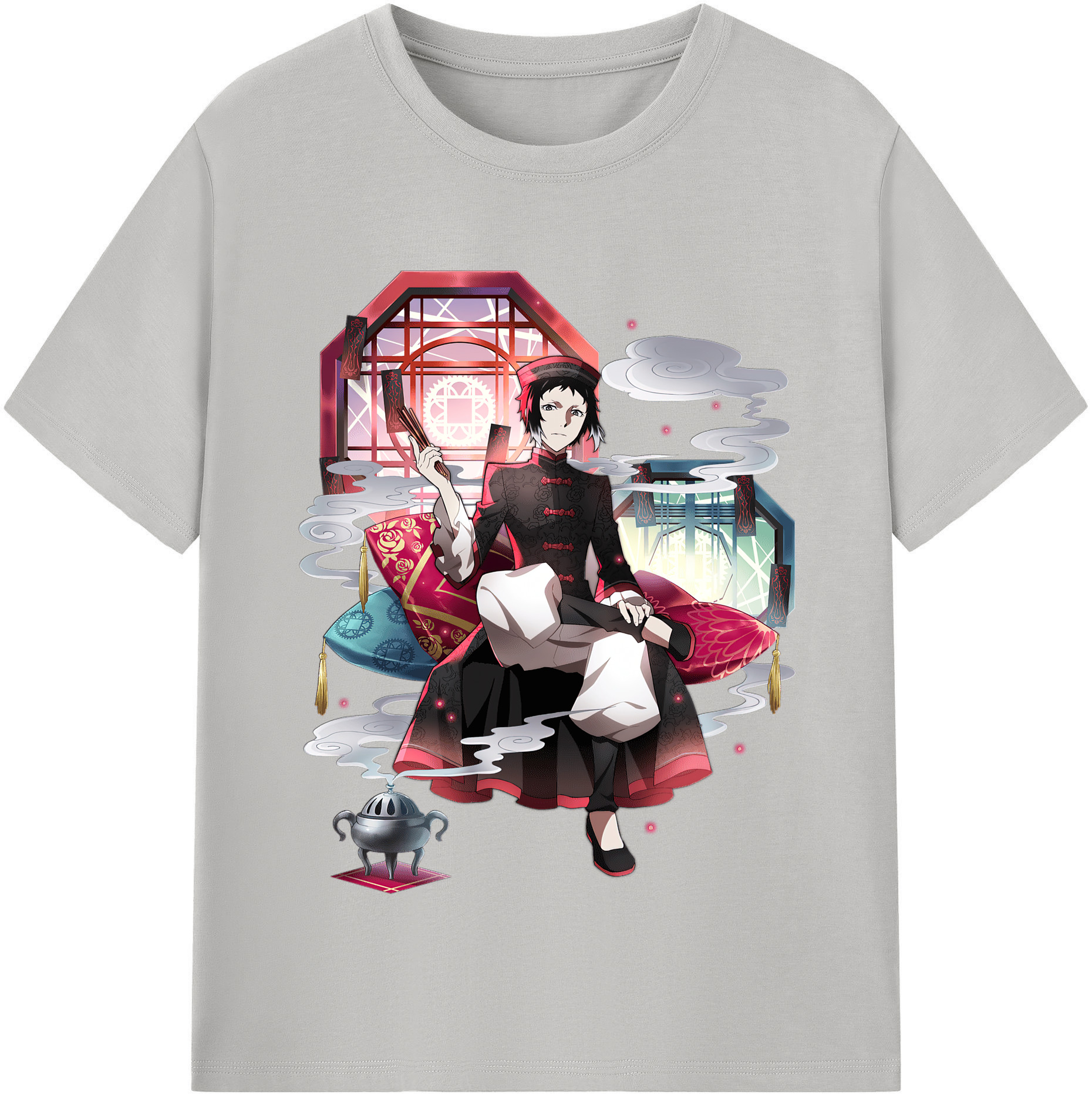 （画像用） 文豪ストレイドッグス Bungo Stray Dogs レディースカジュアルプリントTシャツ（綿100％）