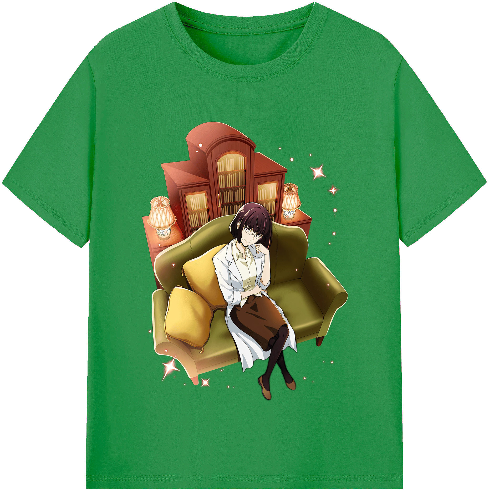 （画像用） 文豪ストレイドッグス Bungo Stray Dogs レディースカジュアルプリントTシャツ（綿100％）