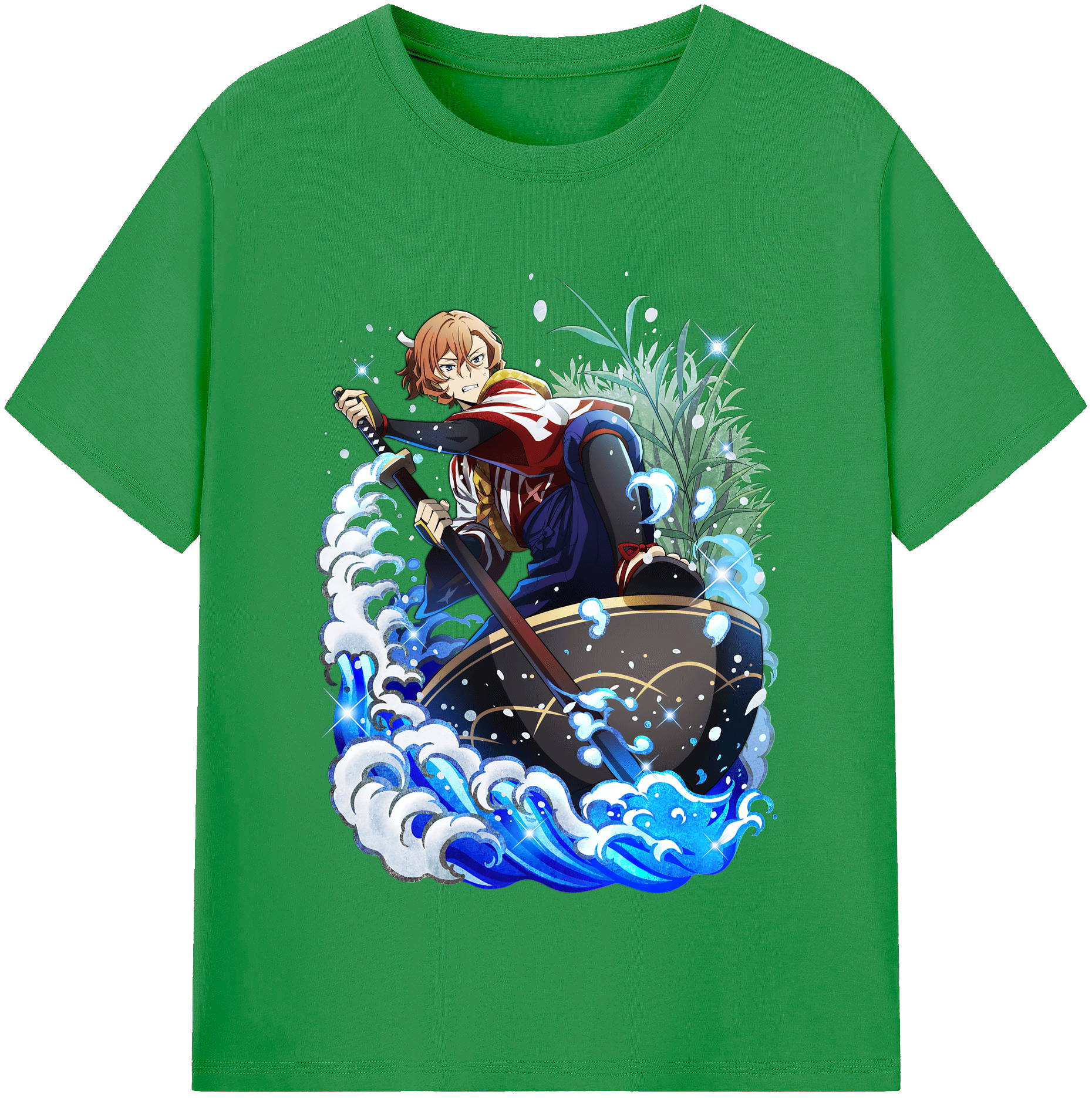 （画像用） 文豪ストレイドッグス Bungo Stray Dogs レディースカジュアルプリントTシャツ（綿100％）