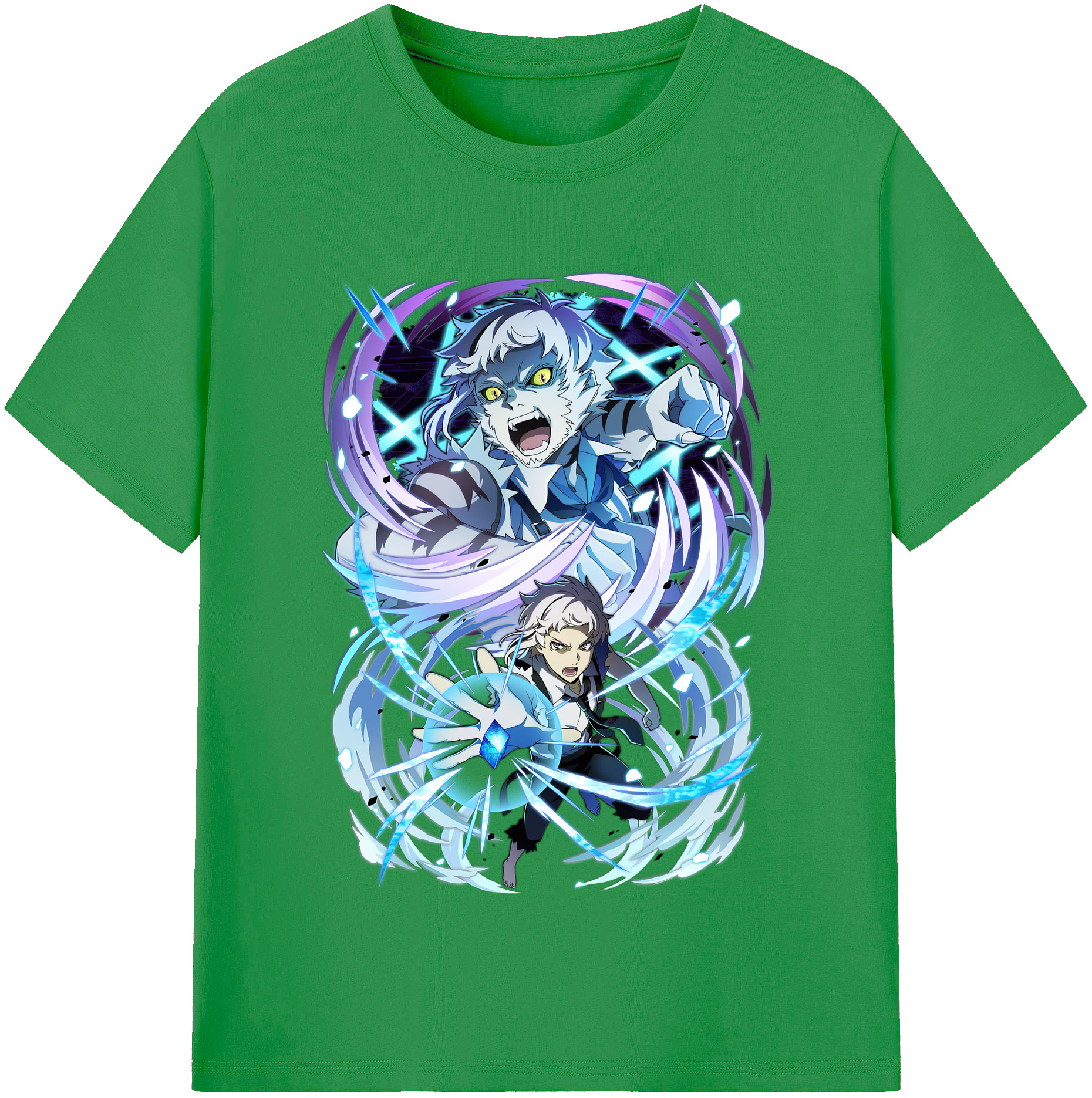 （画像用） 文豪ストレイドッグス Bungo Stray Dogs レディースカジュアルプリントTシャツ（綿100％）