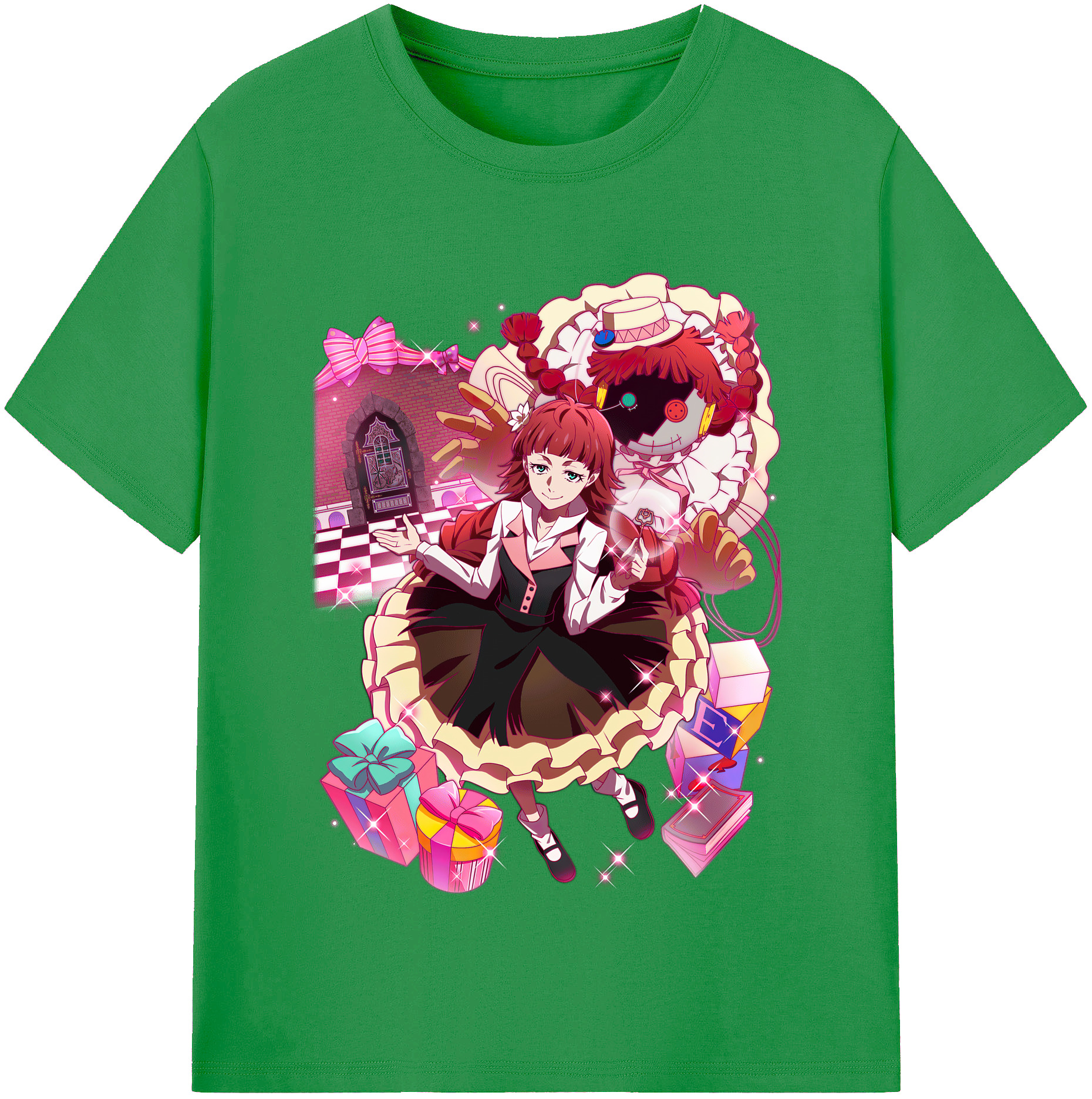 （画像用） 文豪ストレイドッグス Bungo Stray Dogs レディースカジュアルプリントTシャツ（綿100％）