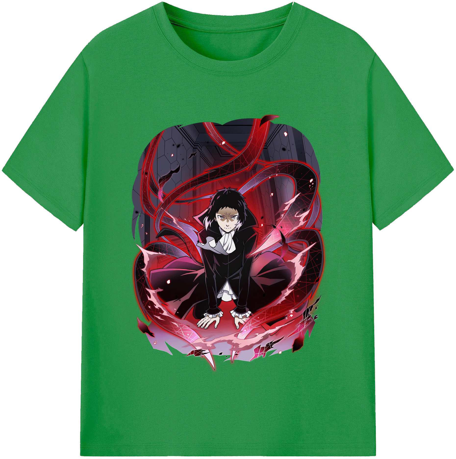 （画像用） 文豪ストレイドッグス Bungo Stray Dogs レディースカジュアルプリントTシャツ（綿100％）
