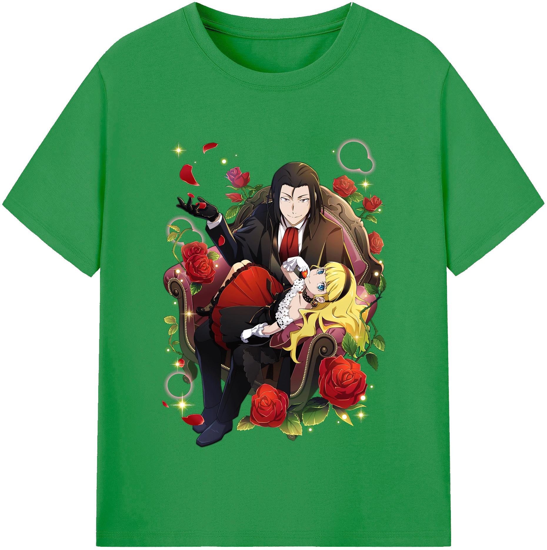 （画像用） 文豪ストレイドッグス Bungo Stray Dogs レディースカジュアルプリントTシャツ（綿100％）