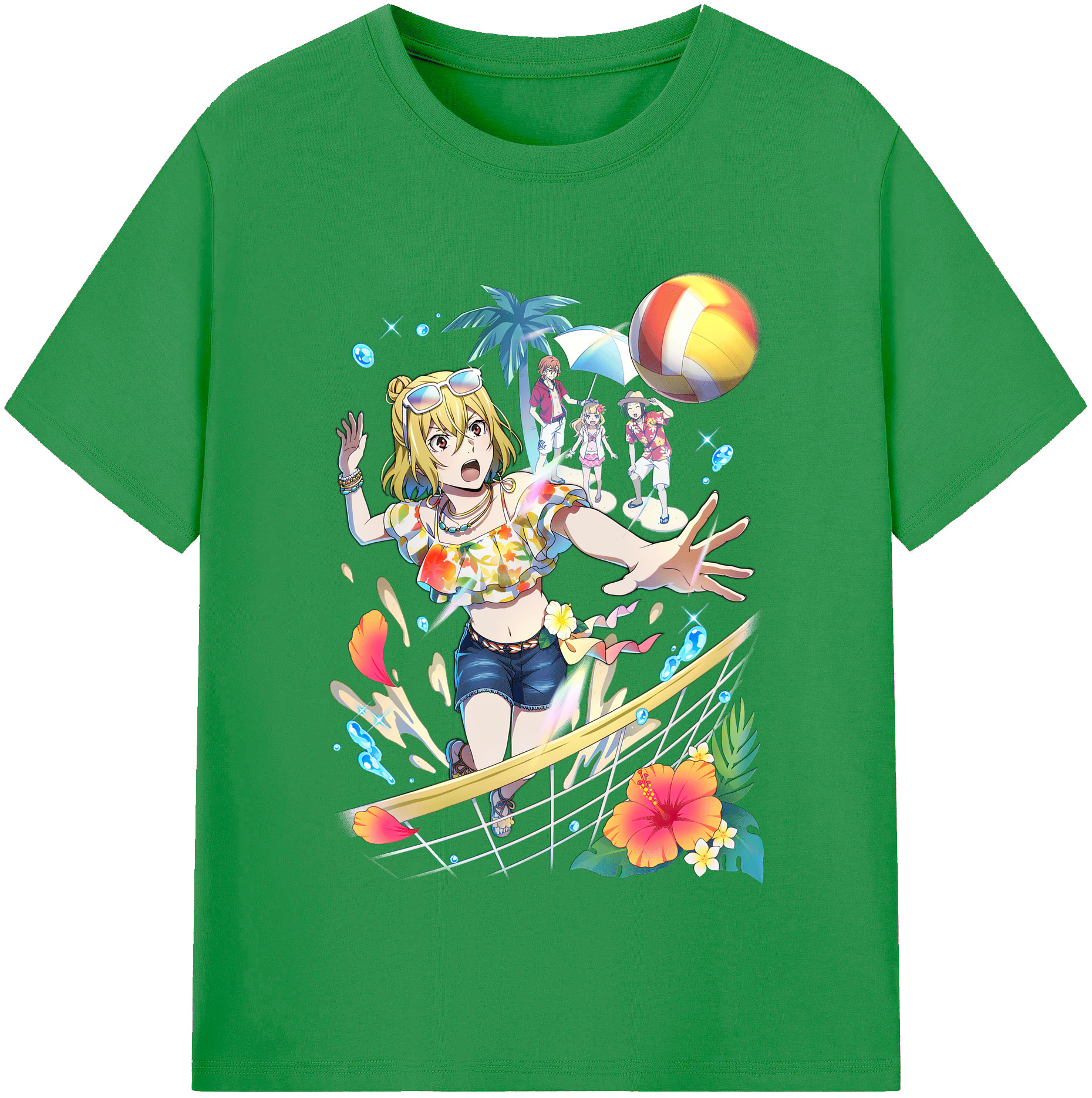 （画像用） 文豪ストレイドッグス Bungo Stray Dogs レディースカジュアルプリントTシャツ（綿100％）