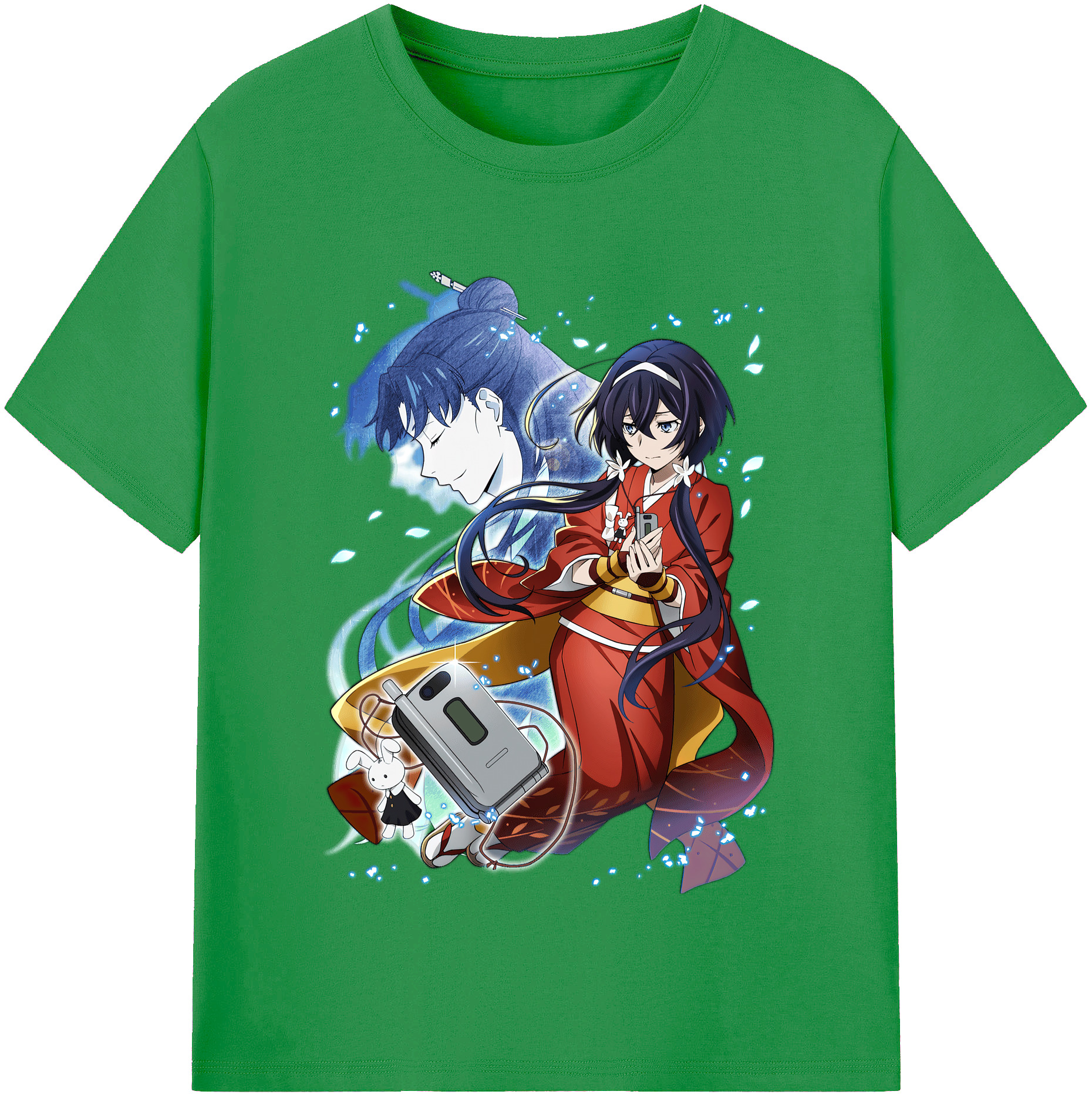 （画像用） 文豪ストレイドッグス Bungo Stray Dogs レディースカジュアルプリントTシャツ（綿100％）
