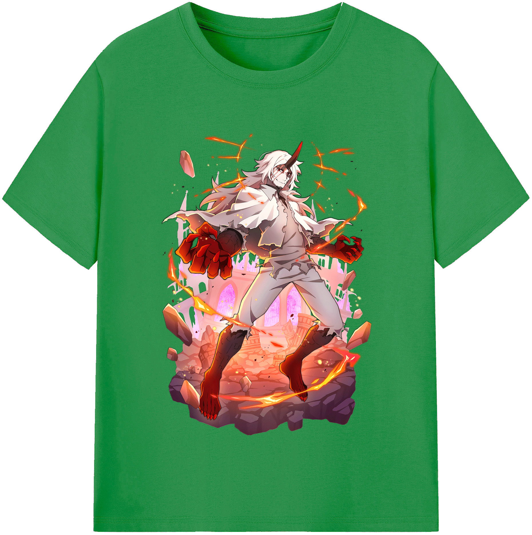 （画像用） 文豪ストレイドッグス Bungo Stray Dogs レディースカジュアルプリントTシャツ（綿100％）