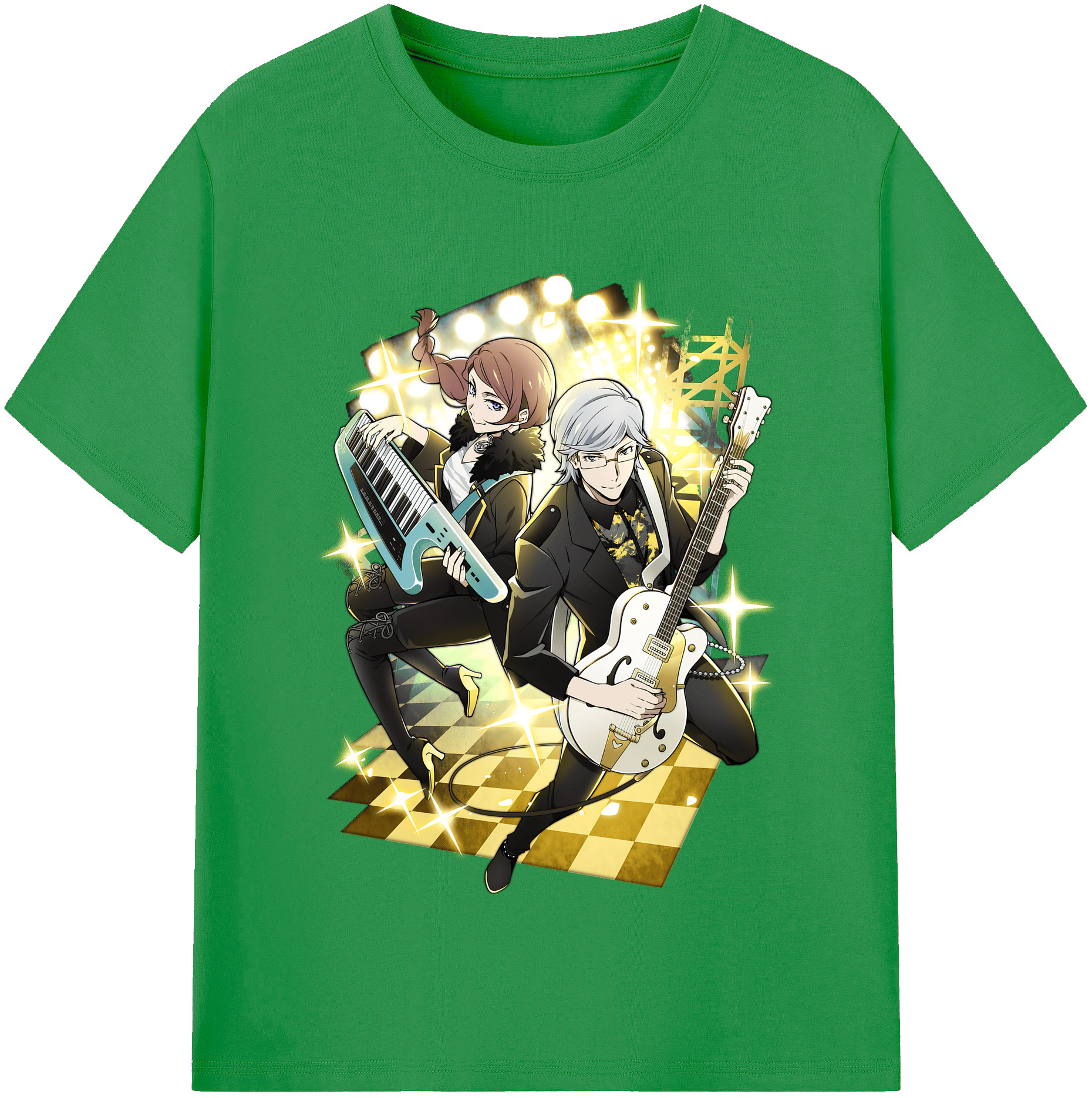 （画像用） 文豪ストレイドッグス Bungo Stray Dogs レディースカジュアルプリントTシャツ（綿100％）