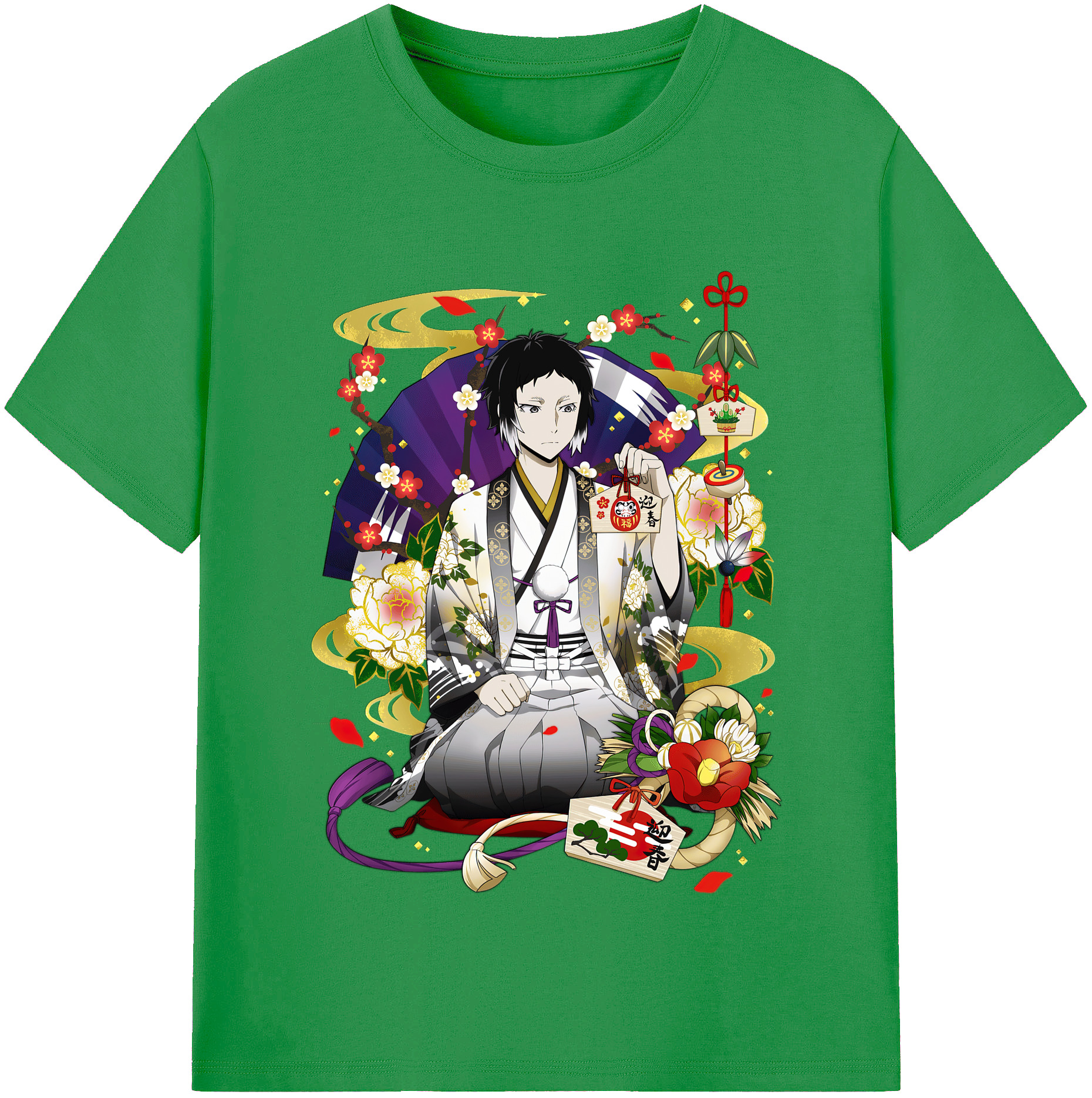 （画像用） 文豪ストレイドッグス Bungo Stray Dogs レディースカジュアルプリントTシャツ（綿100％）