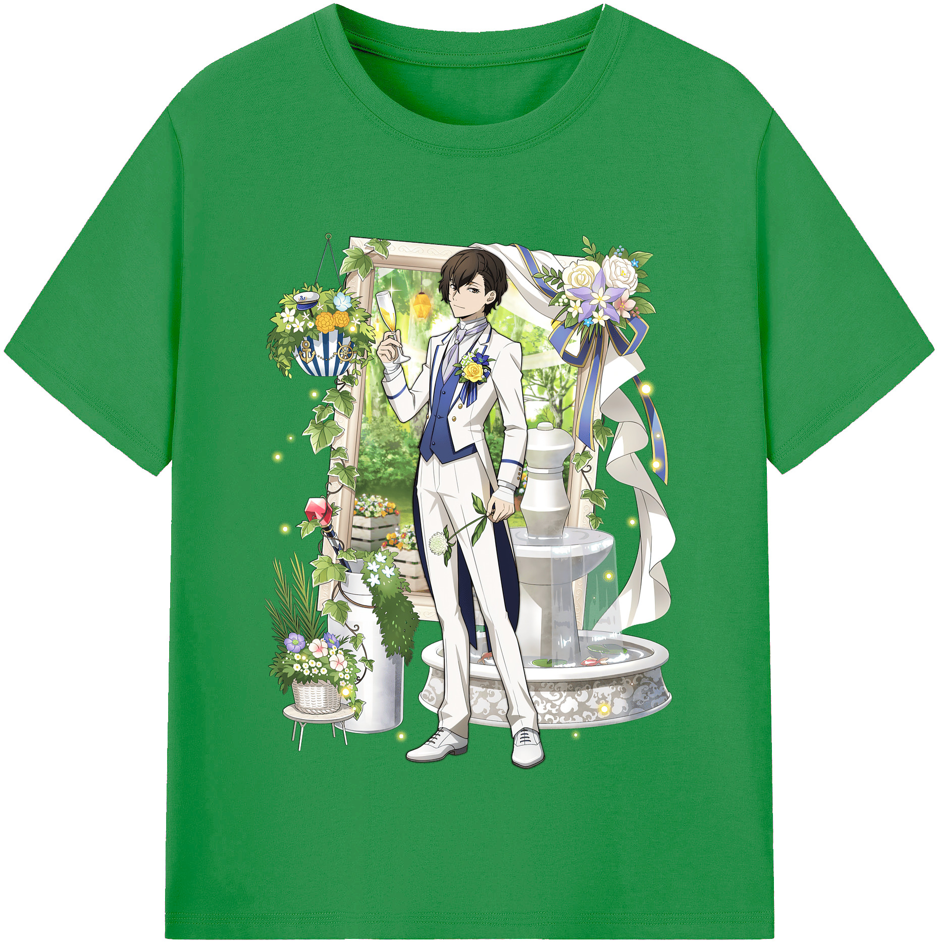 （画像用） 文豪ストレイドッグス Bungo Stray Dogs レディースカジュアルプリントTシャツ（綿100％）
