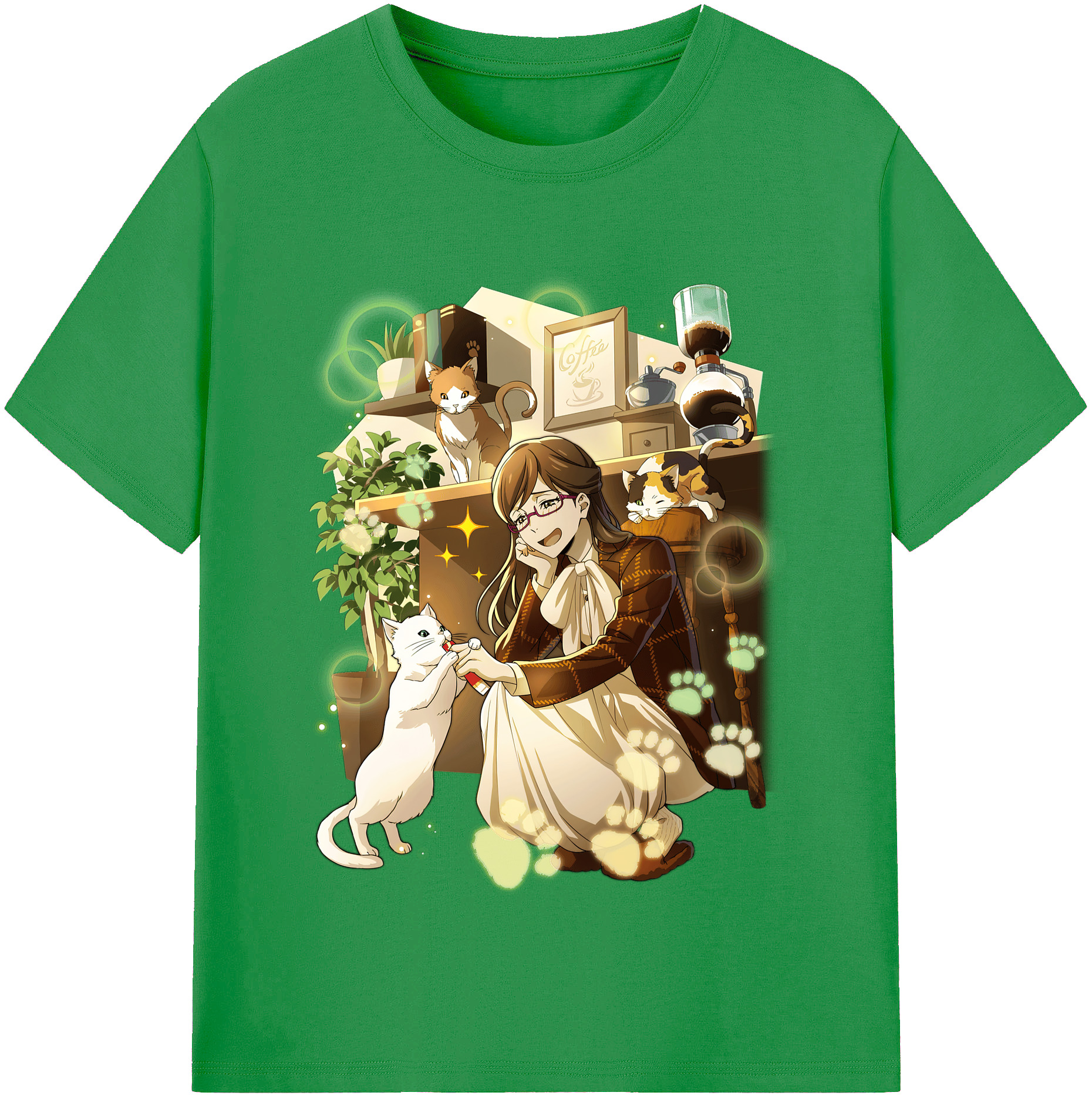 （画像用） 文豪ストレイドッグス Bungo Stray Dogs レディースカジュアルプリントTシャツ（綿100％）
