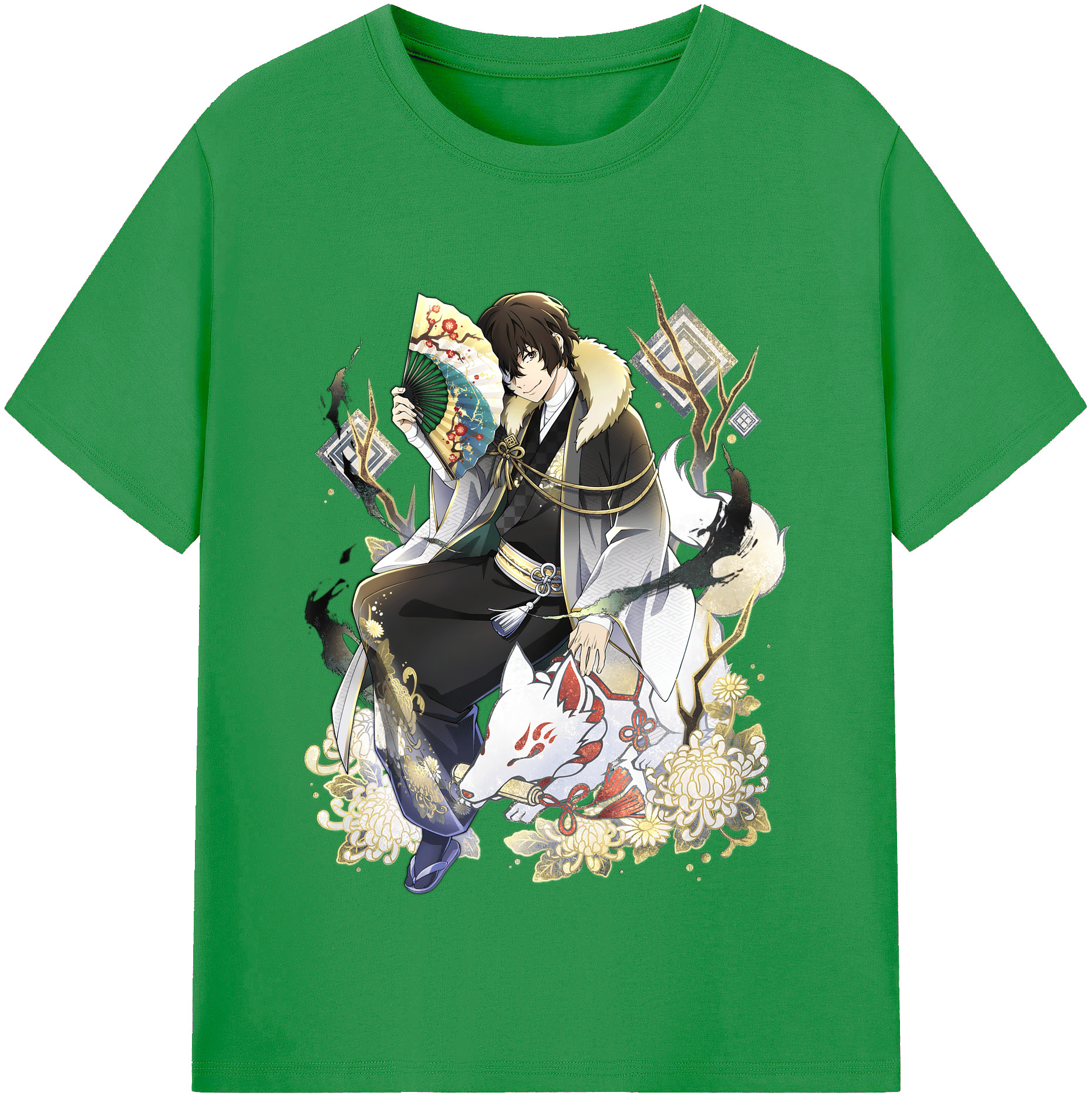 （画像用） 文豪ストレイドッグス Bungo Stray Dogs レディースカジュアルプリントTシャツ（綿100％）