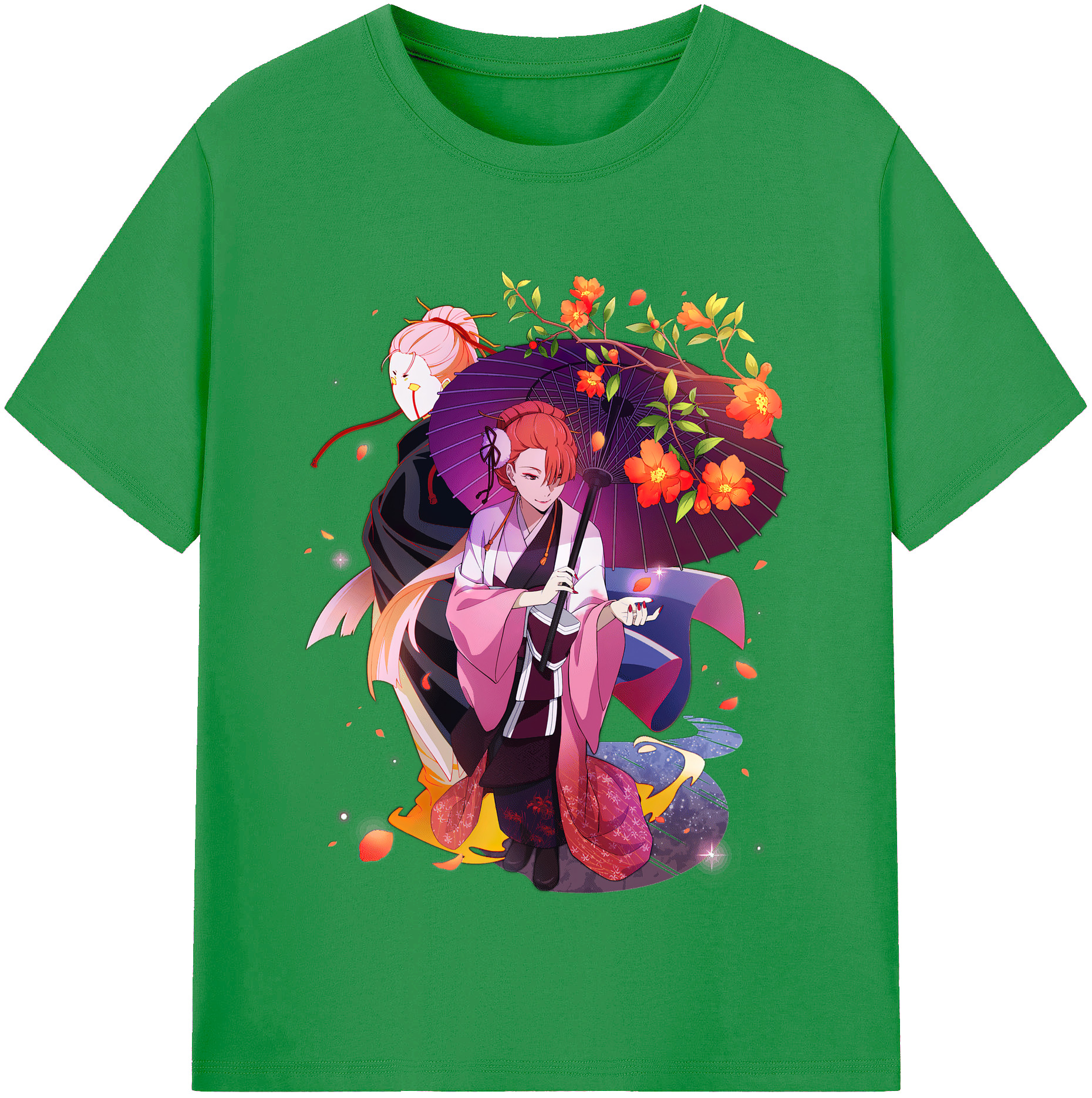 （画像用） 文豪ストレイドッグス Bungo Stray Dogs レディースカジュアルプリントTシャツ（綿100％）